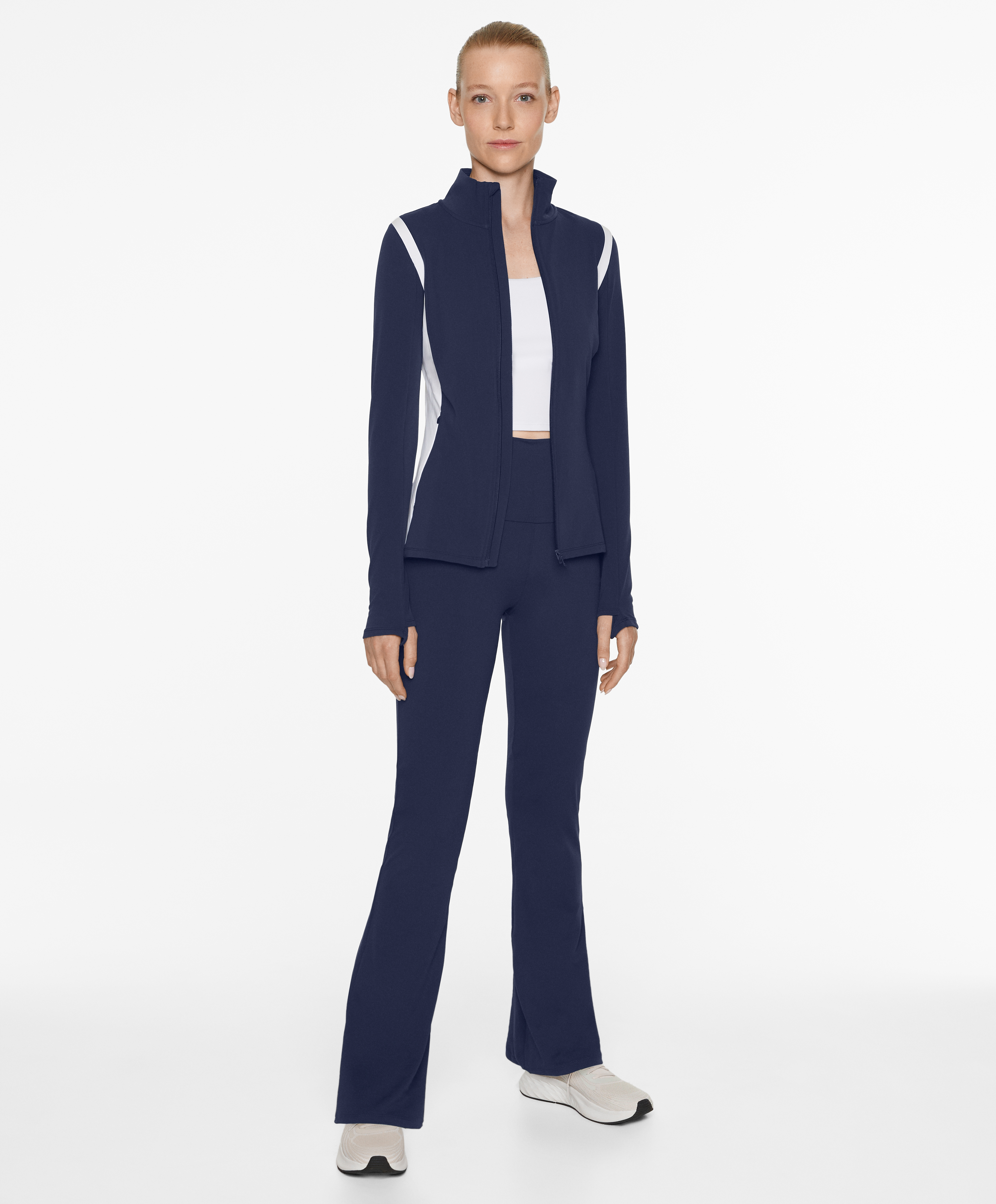 OYSHO High-rise comfortlux flare trousers
