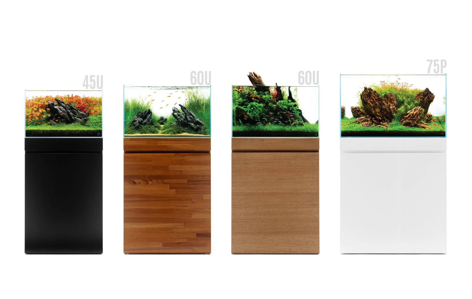 Ultum Nature Systems Aquarium Tank & Stand Bundle - Natural Wood Grain