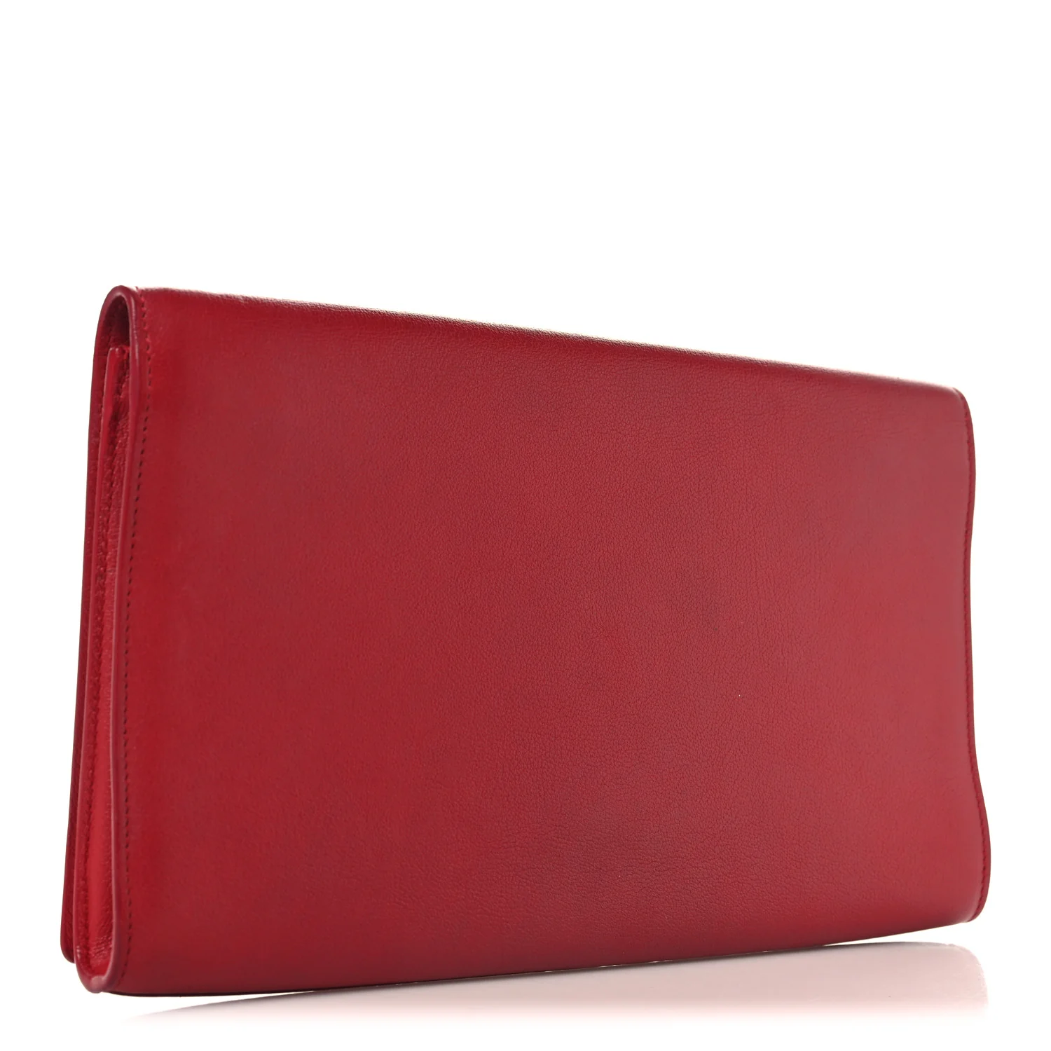 Calfskin Monogram Large Belle De Jour Clutch Red - Top Club