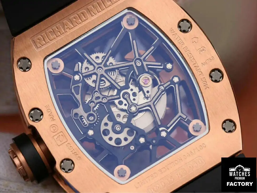 Richard Mille RM035 Americas KV Factory Rubber Strap