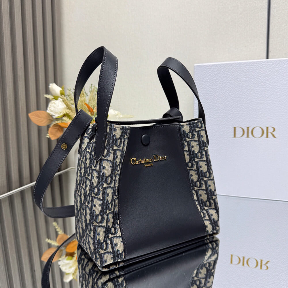 Dior Small Signature Bucket Bag - Top Club