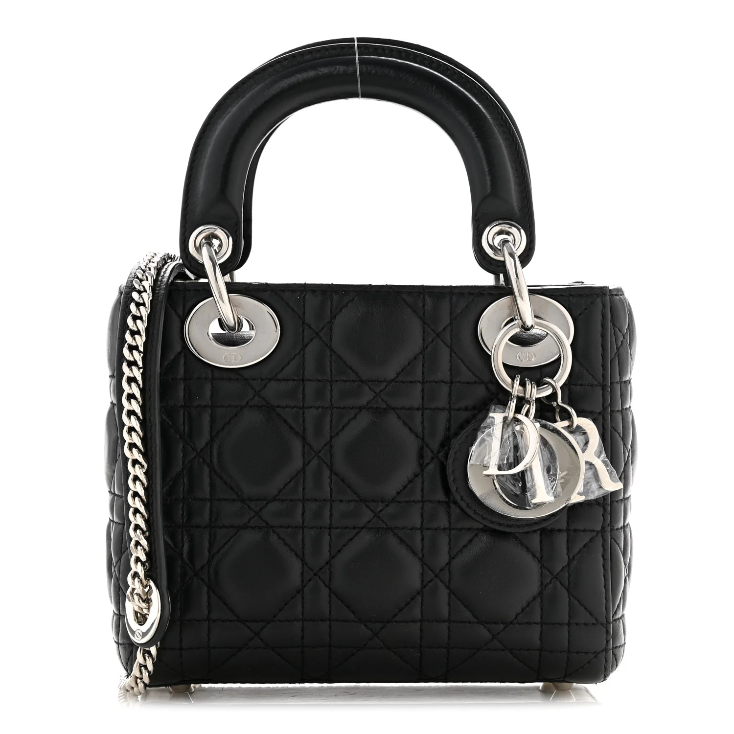 Lambskin Cannage Mini Lady Dior Black - Top Club