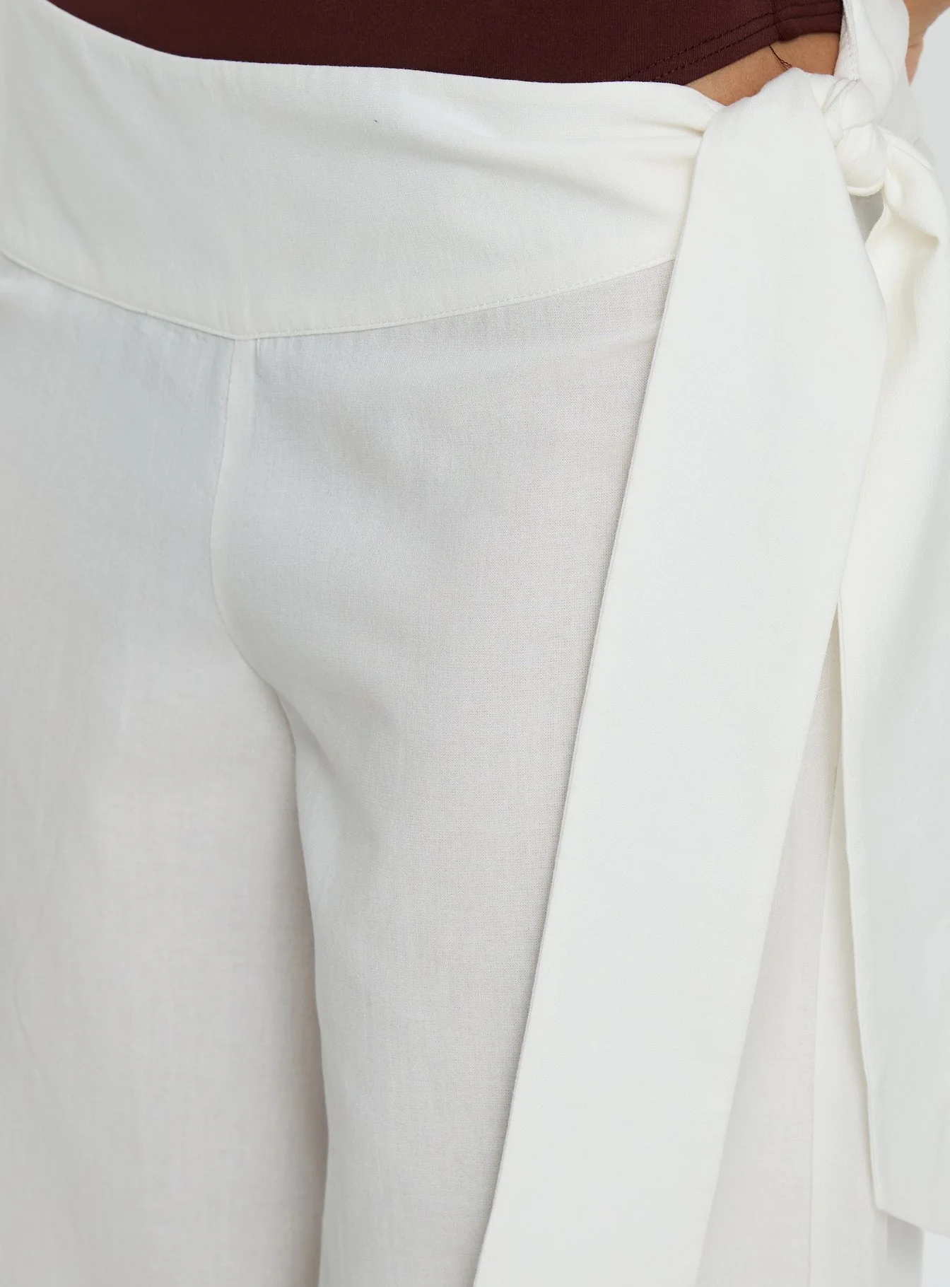 Wave Dancer Tie Pant White