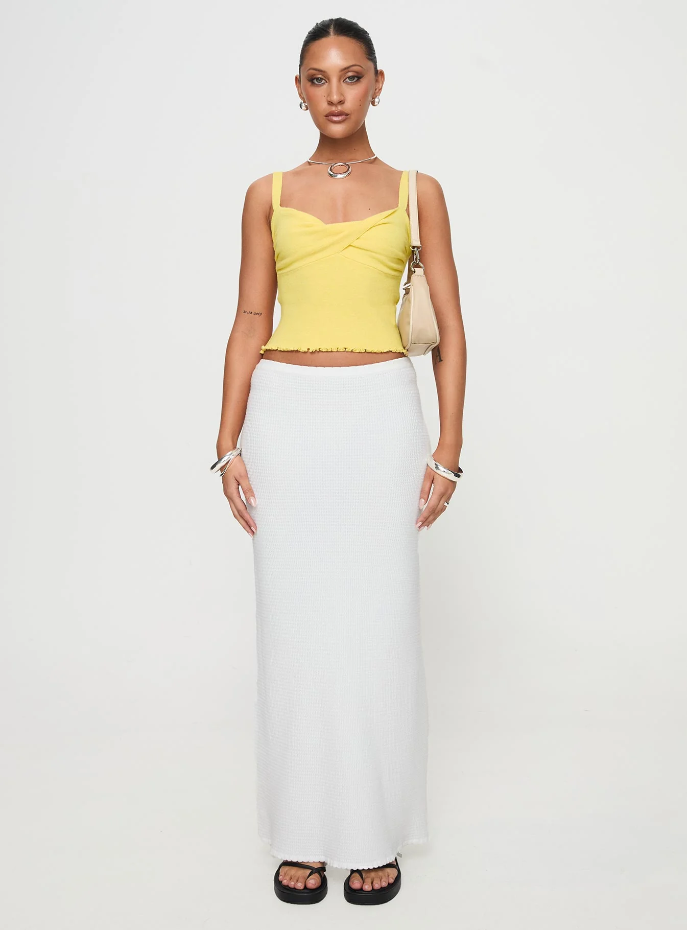 Dalma Twist Top Yellow