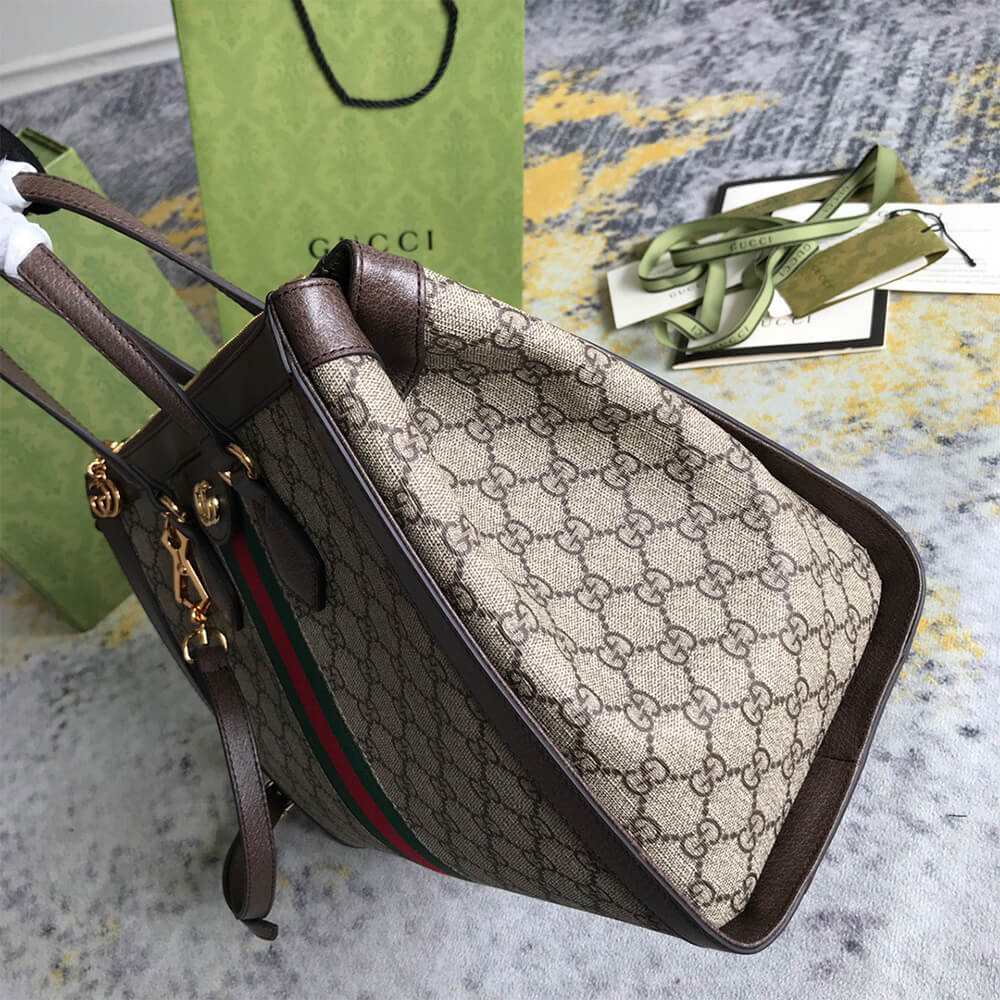 OPHIDIA GG MEDIUM TOTE BAG - Top Club