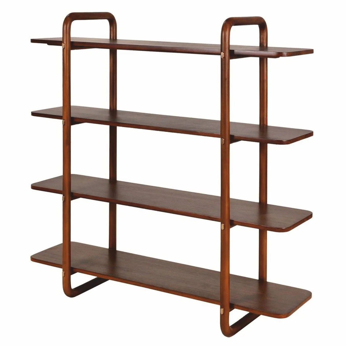 Luxury Mahogany Shelf Cabinet Brown 140 cm - Luxury Furniture