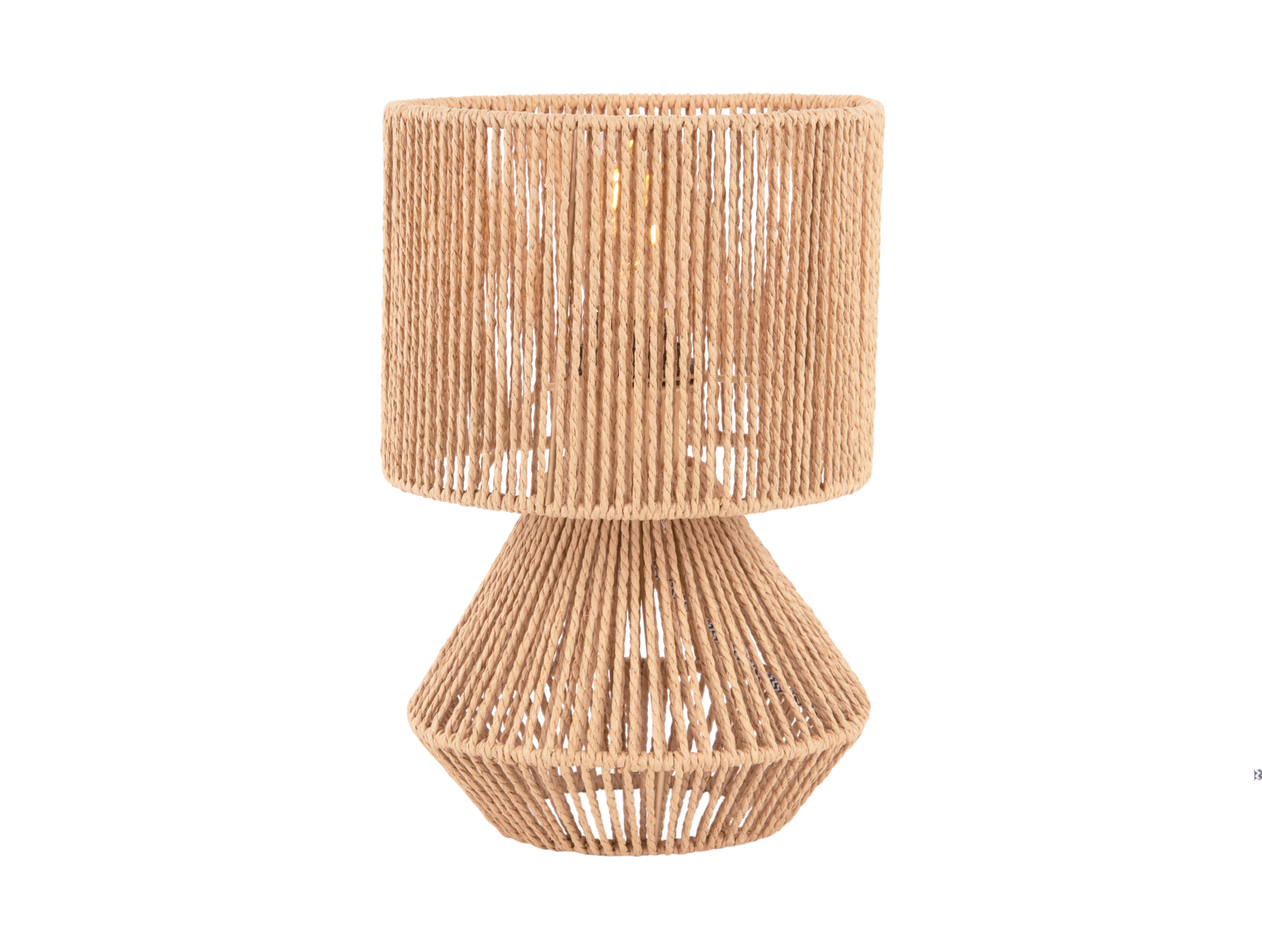 Table lamp Forma paper rope natural