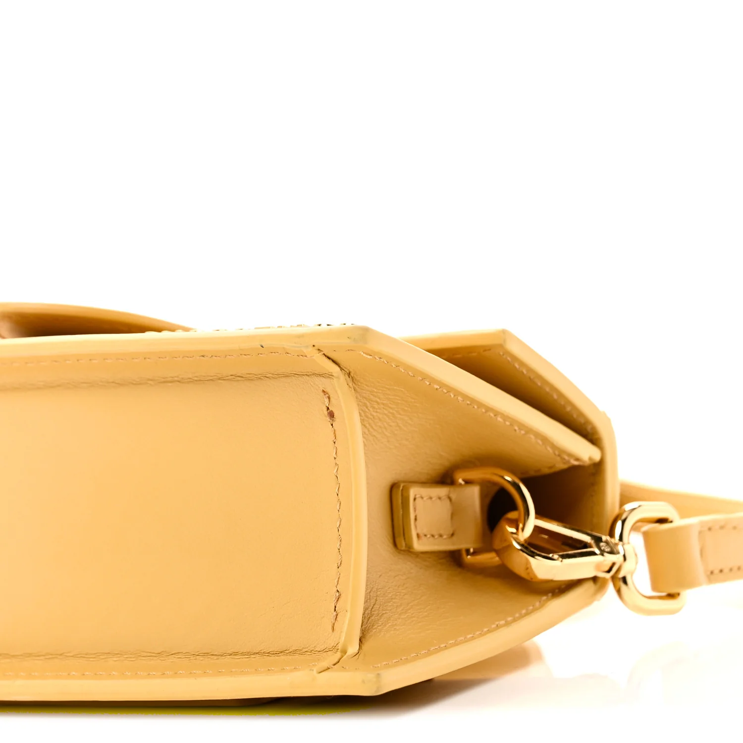 Smooth Calfskin Le Bambino Dark Yellow - Top Club