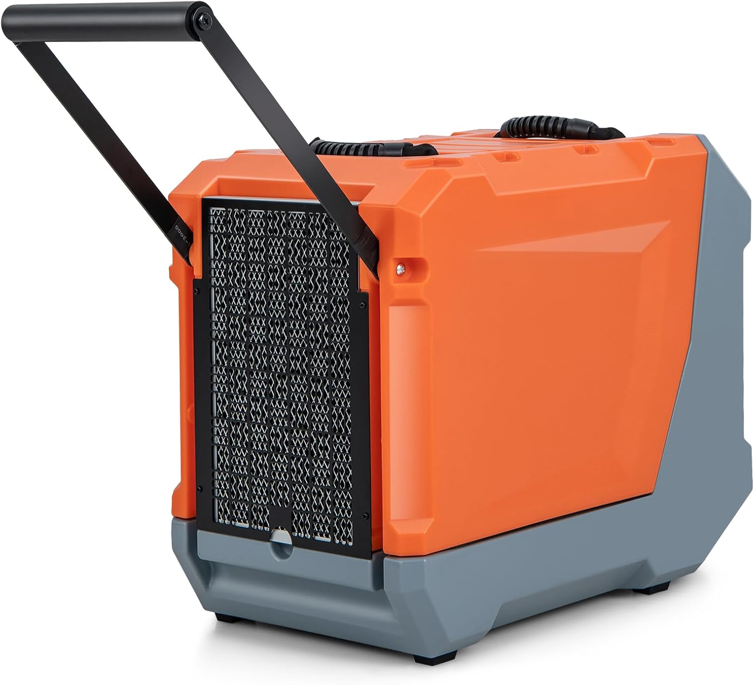 RELAX4LIFE Deumidificatore Elettrico Commerciale 85 L/T, Ventilazione e Sbrinamento, Timer 24 ore, con Tubo di Scarico, Ruote e Maniglia, per Stanze e Scantinati fino a 355 m³ (Arancione)