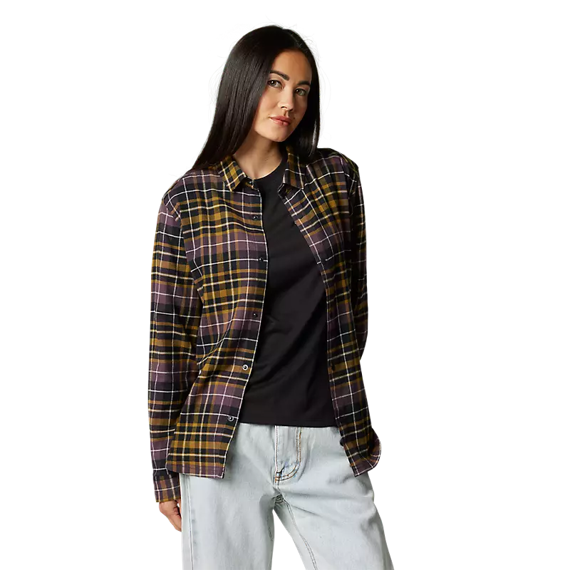 Women's Foxlover Stretch Flannel Shirt