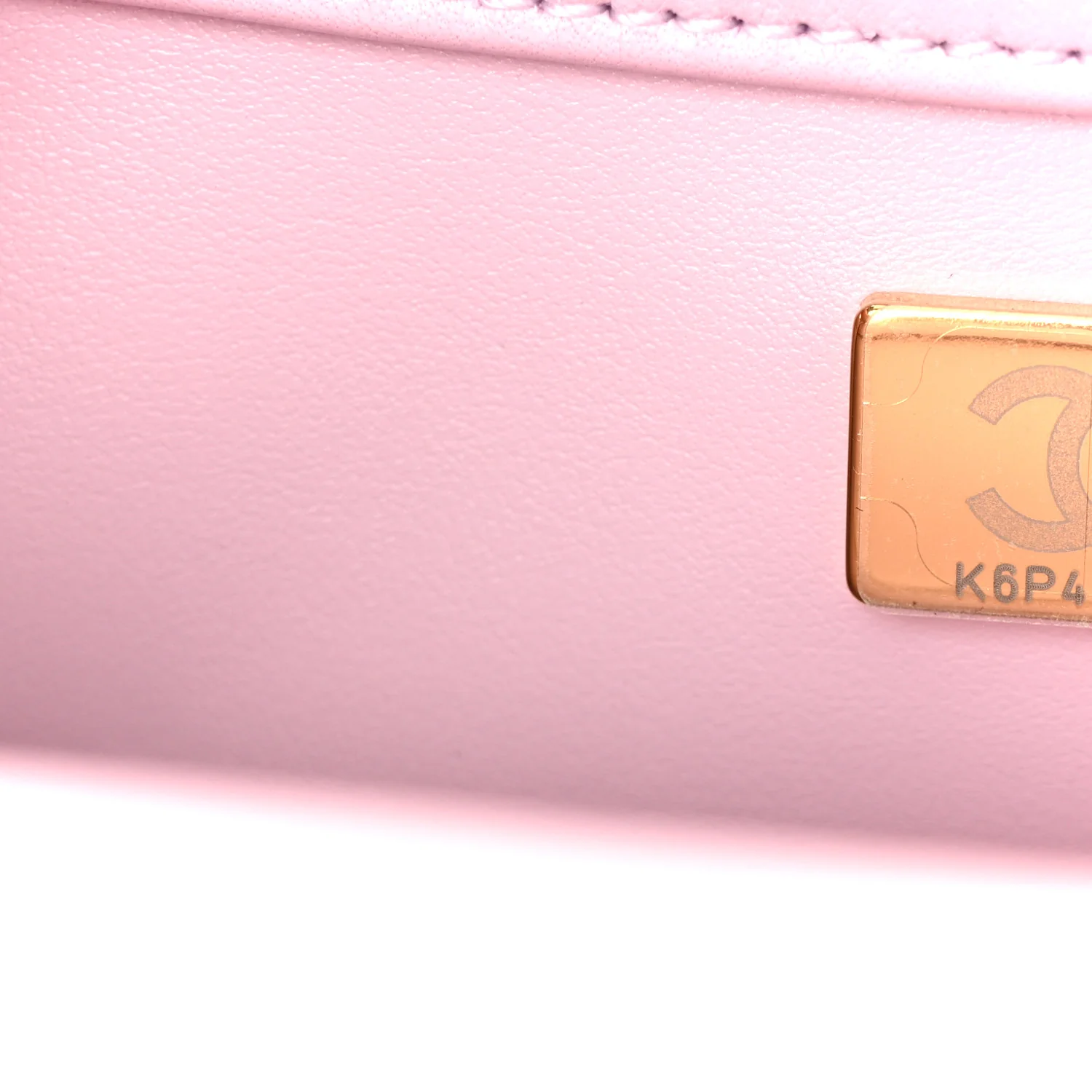 Lambskin Quilted Pearl Small Flap Light Purple - Top Club