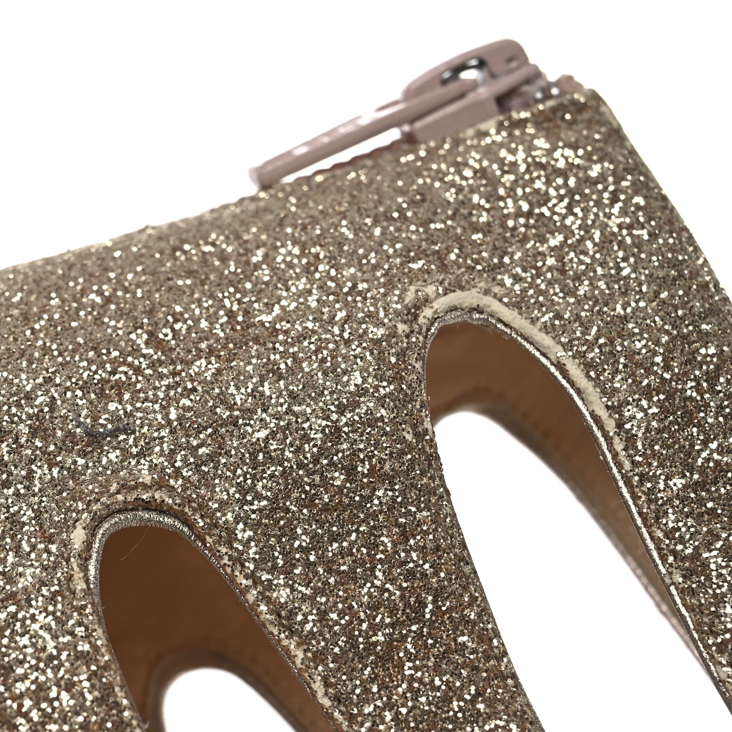 Glitter Mini Specchio Balota Platform Sandals 37.5 Gold - Top Club