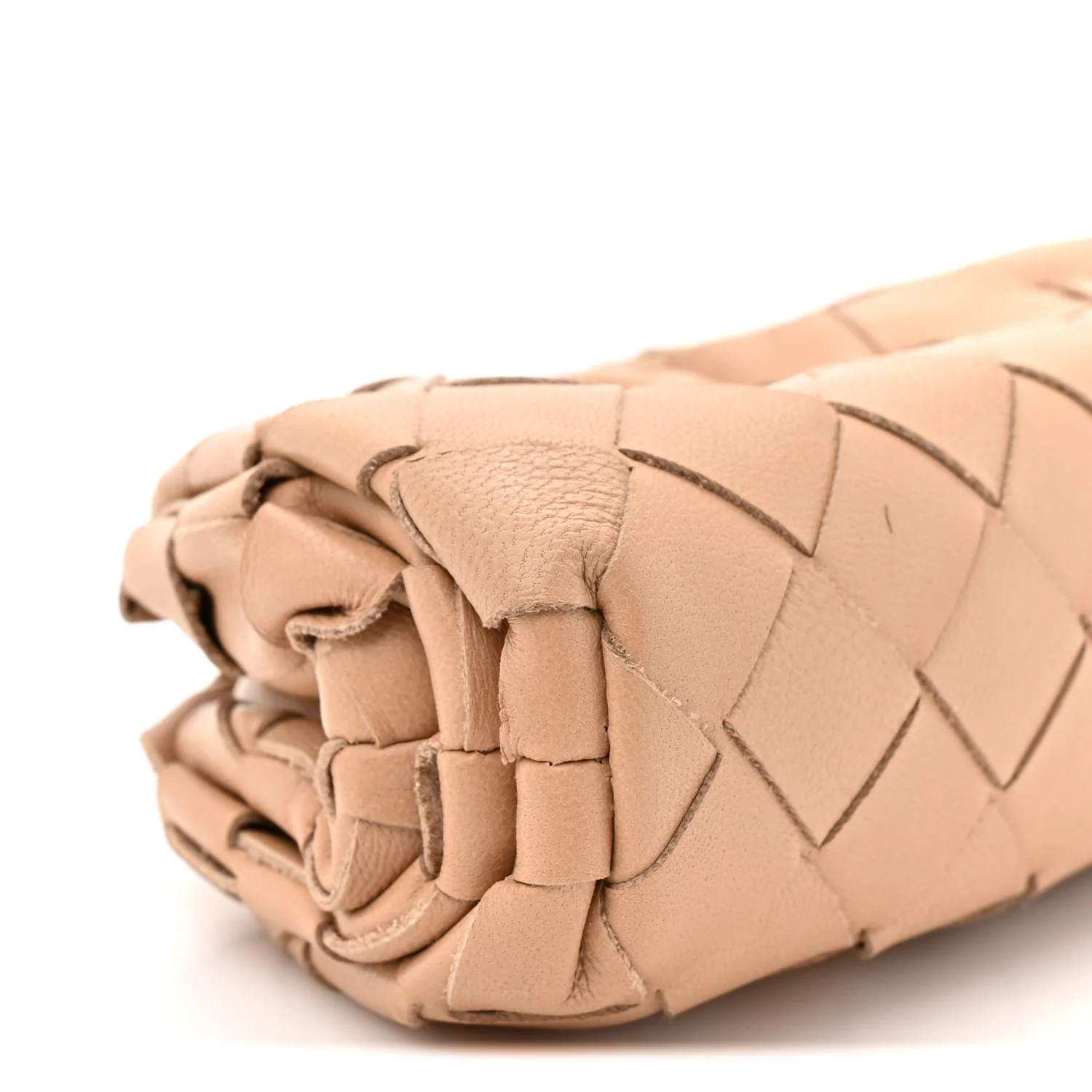 Nappa Intrecciato Coin Purse Almond - Top Club