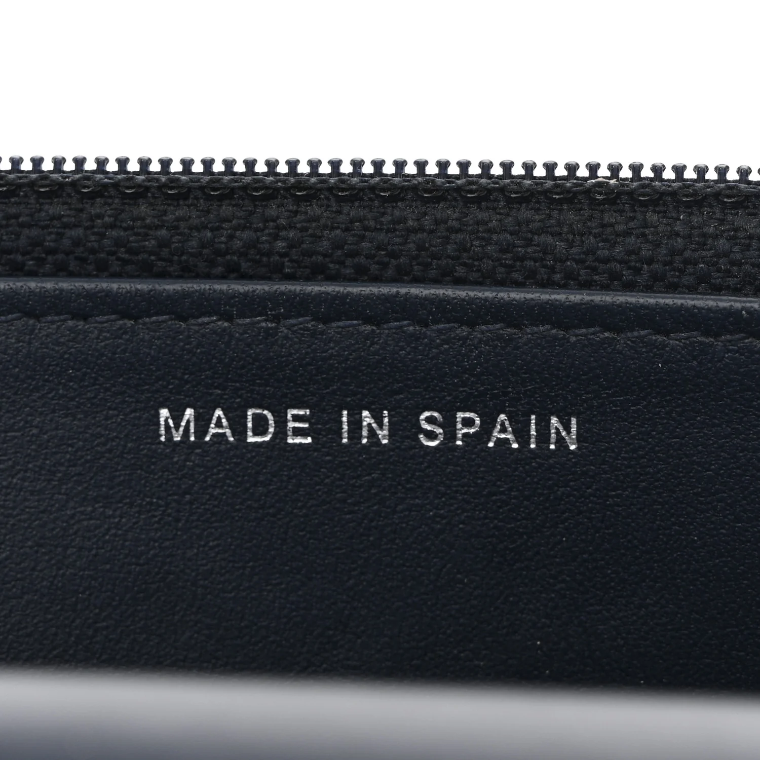 Patent Quilted Wallet On Chain WOC Navy Blue - Top Club