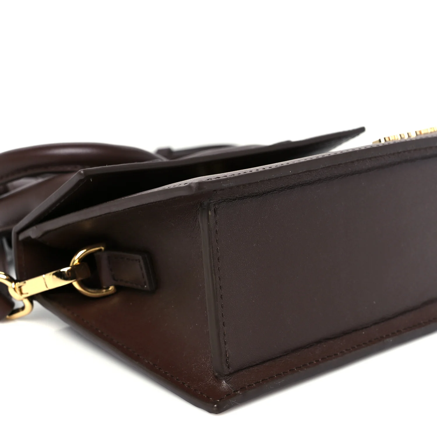 Smooth Calfskin Le Chiquito Noeud Dark Brown - Top Club