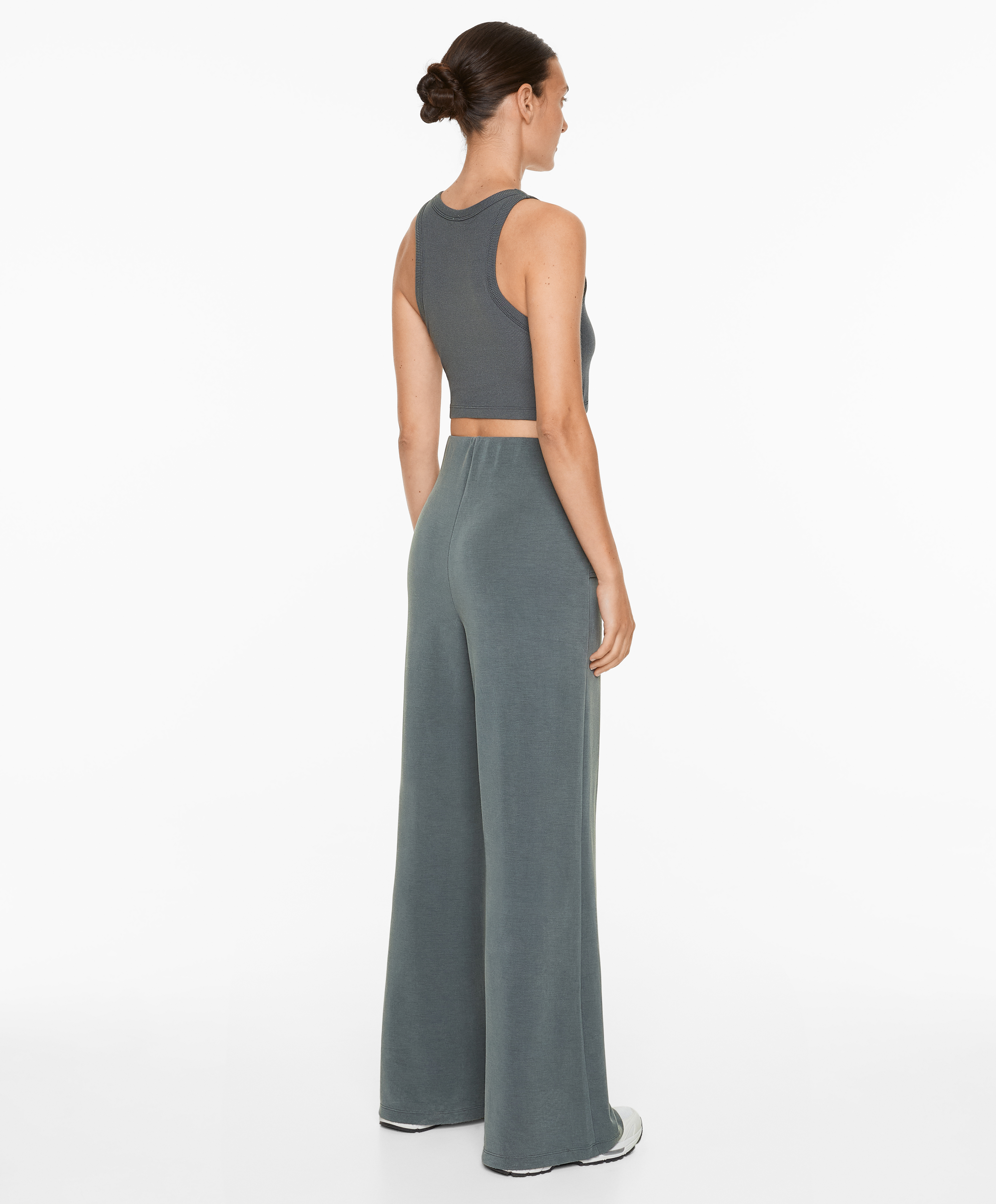 OYSHO Flare trousers with modal