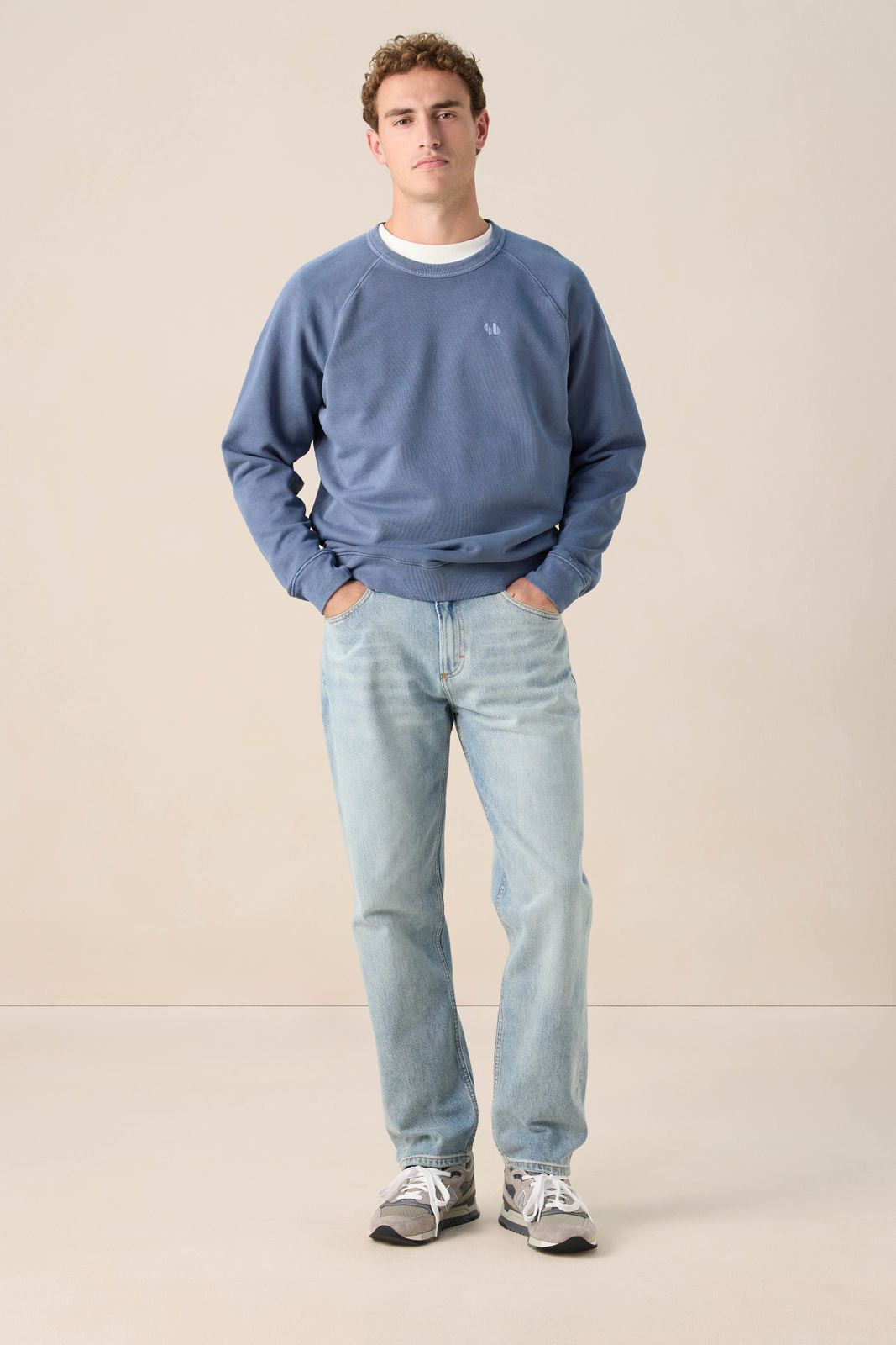 Donkerblauwe sweater