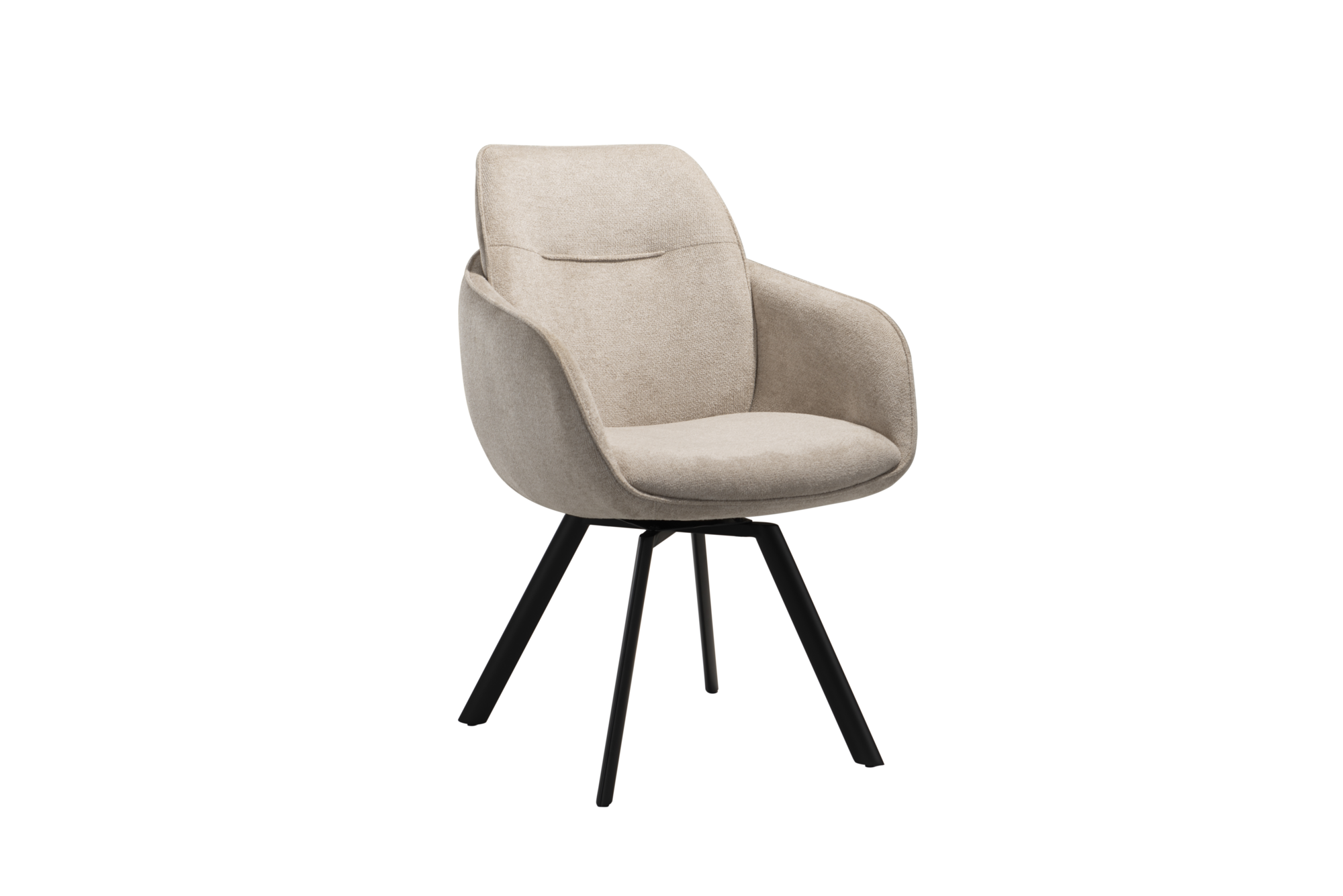 Jessie draaistoel beige