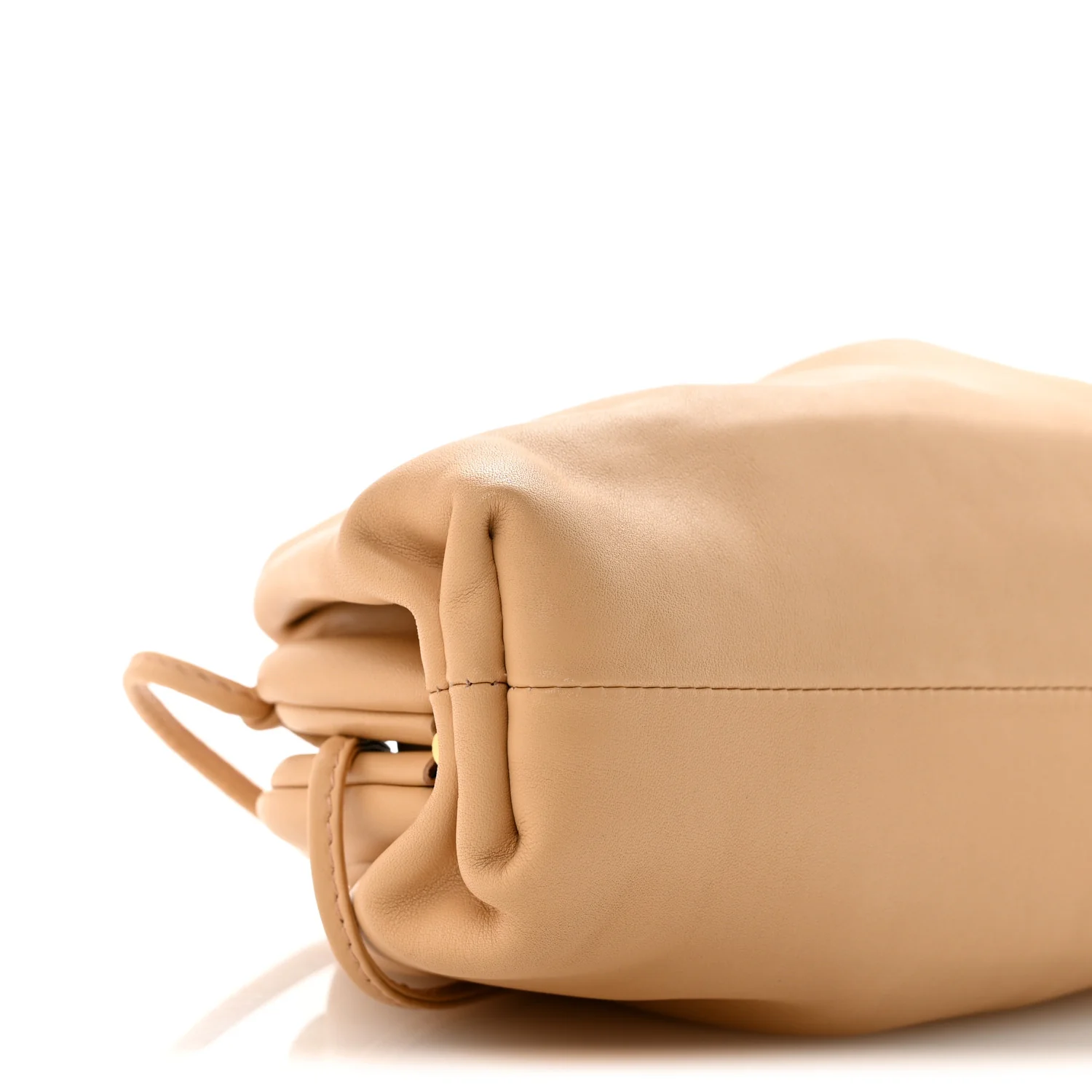 Butter Calfskin The Mini Pouch Almond - Top Club