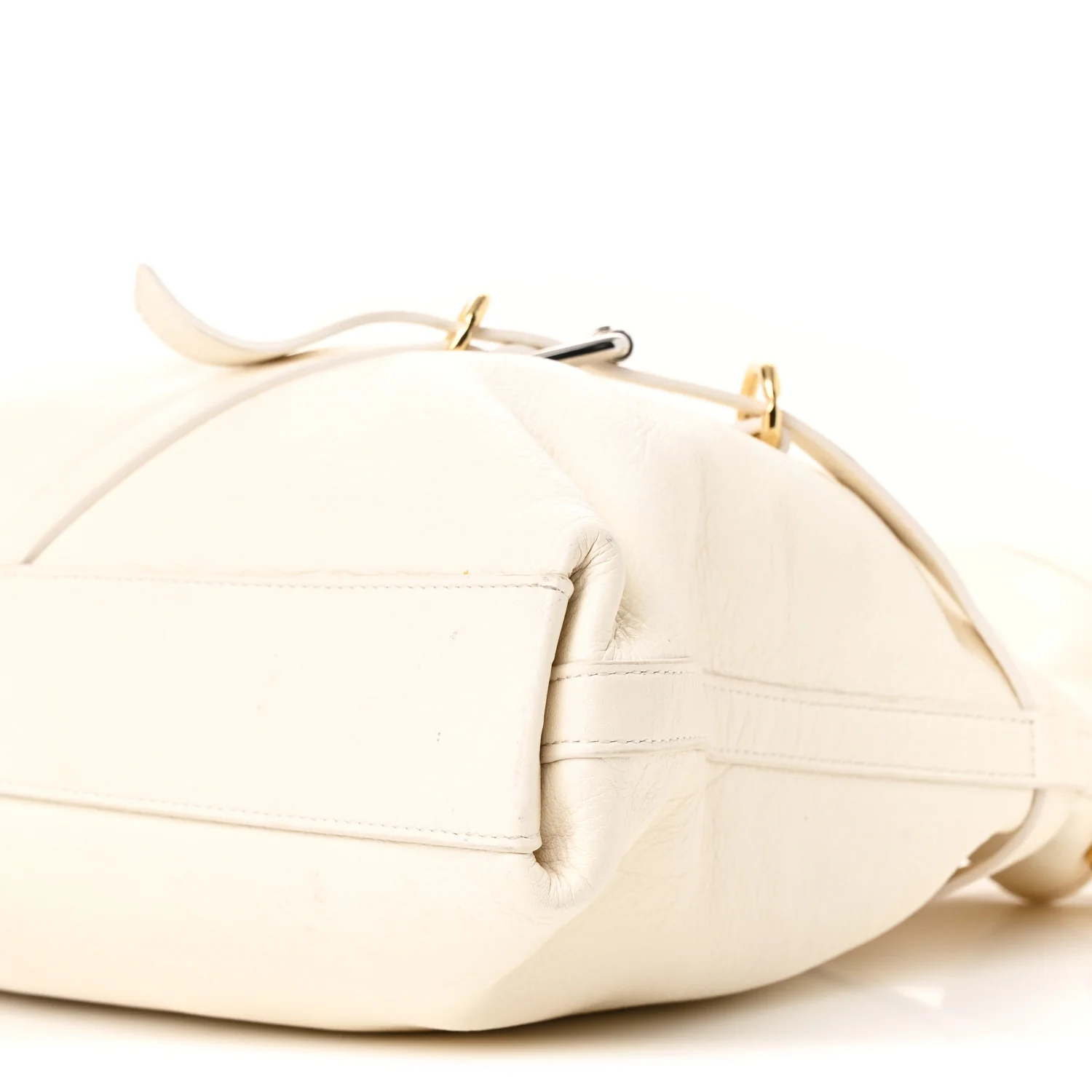 Calfskin Medium Voyou Bag Ivory - Top Club
