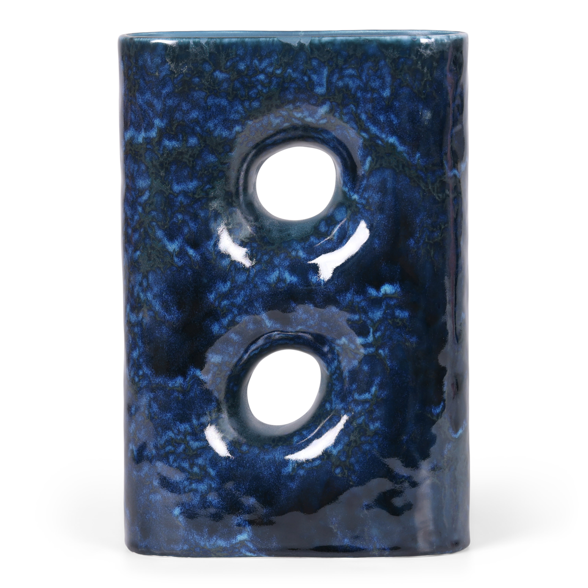 Vaas Azul donkerblauw