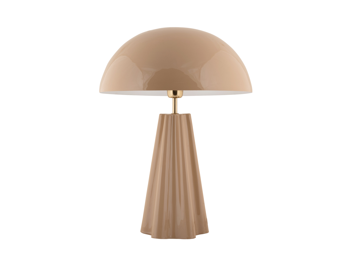 Table lamp Amplio XL enamel soft brown