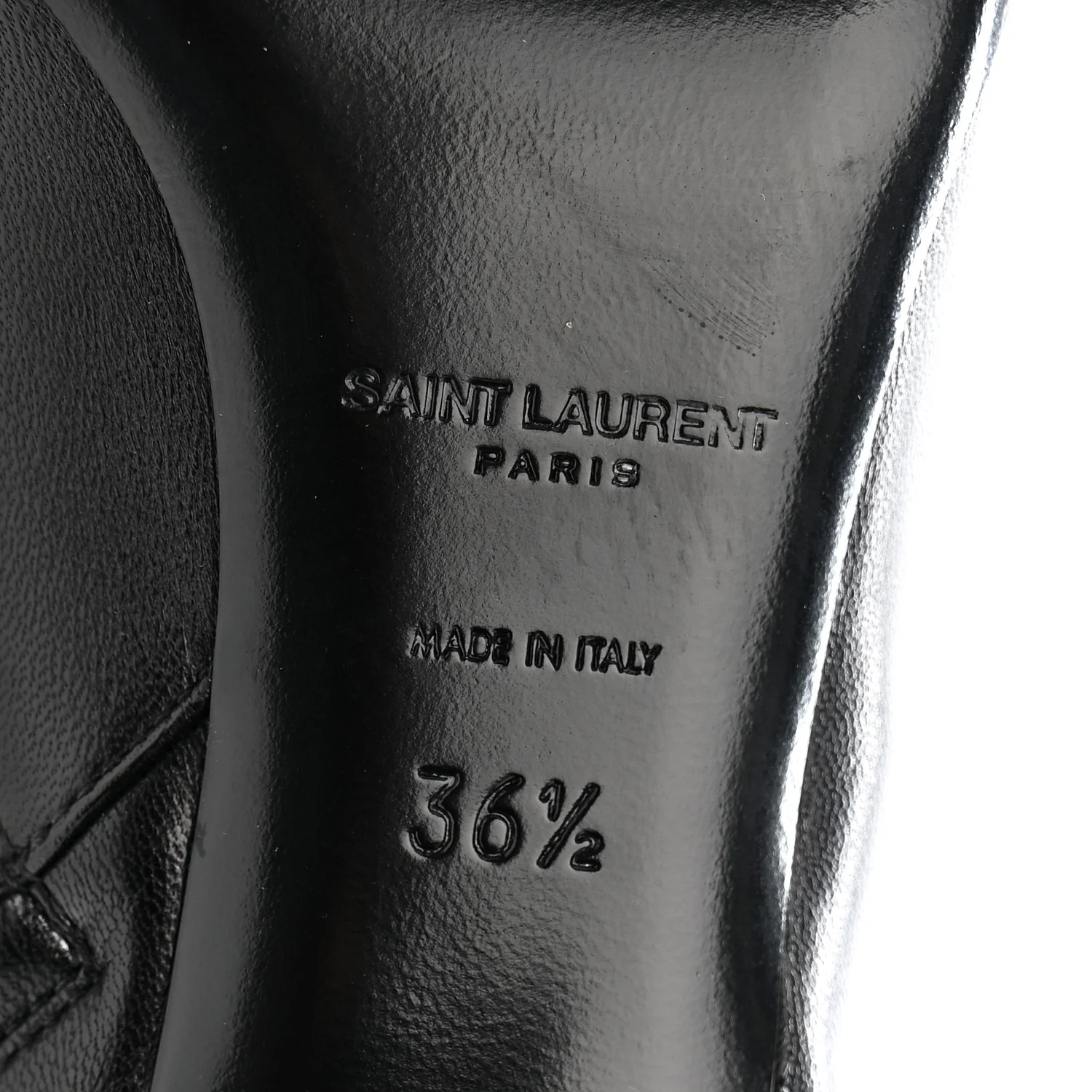 Nappa Vendome Loulou Ankle Zip Boot 36.5 Black - Top Club