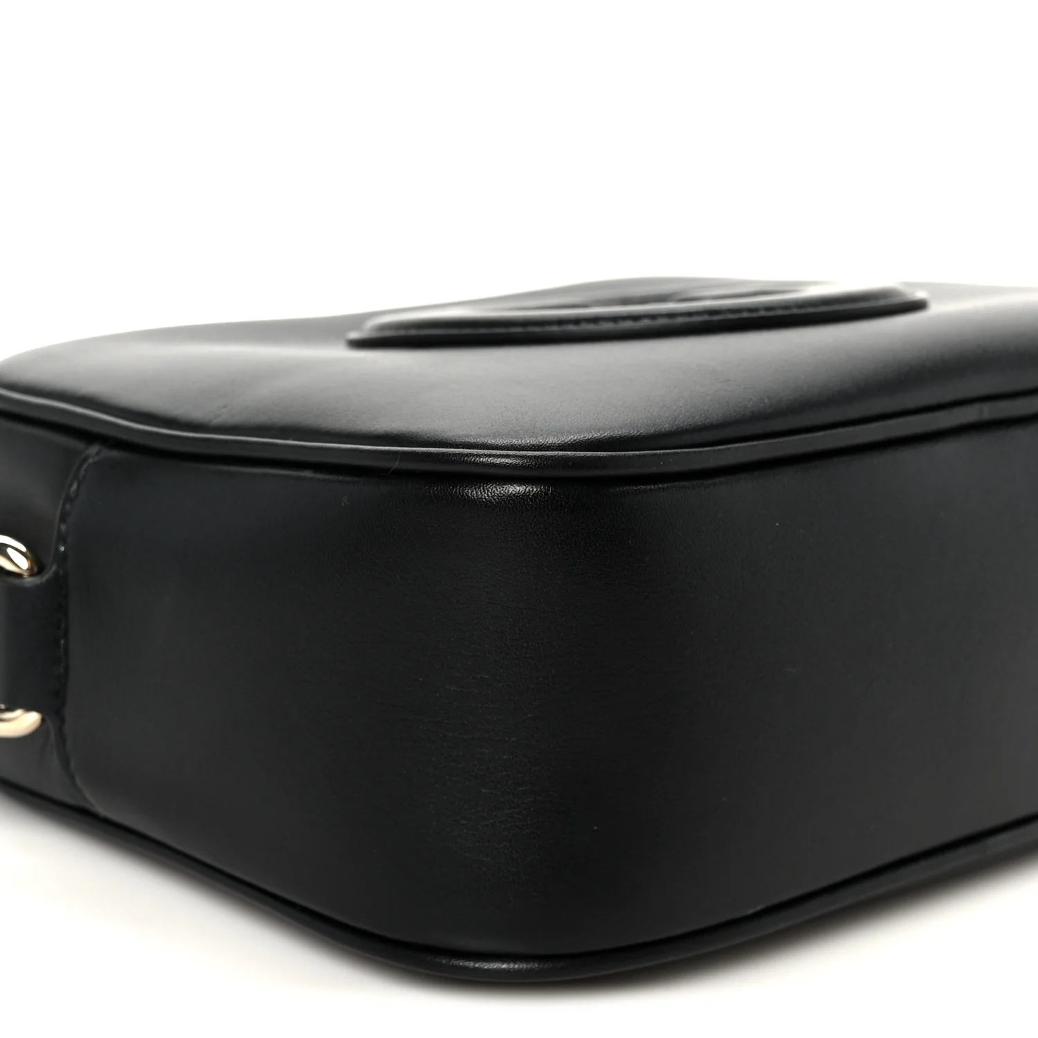 Sweetbread Calfskin Mini Blondie Bag Black - Top Club
