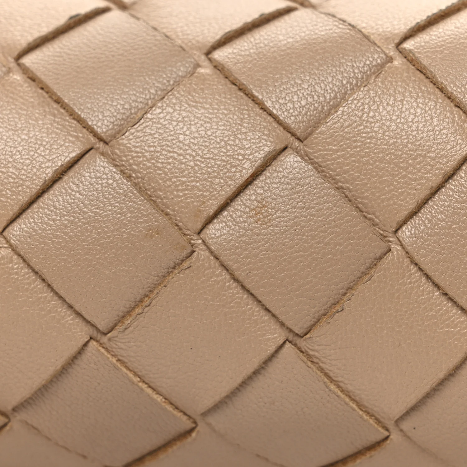 Nappa Intrecciato Nodini Mini Crossbody Almond - Top Club