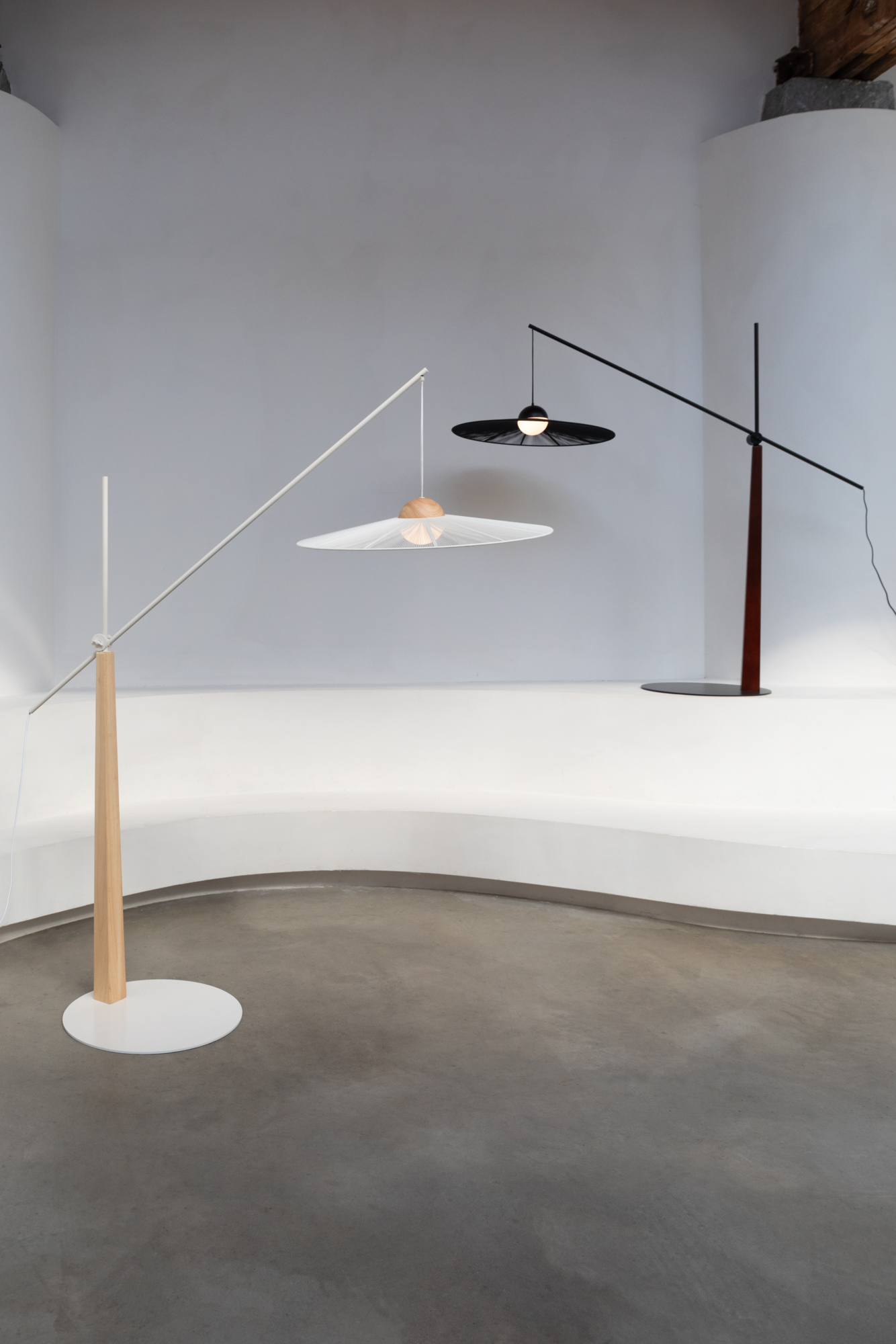 Vloerlamp Belle zwart