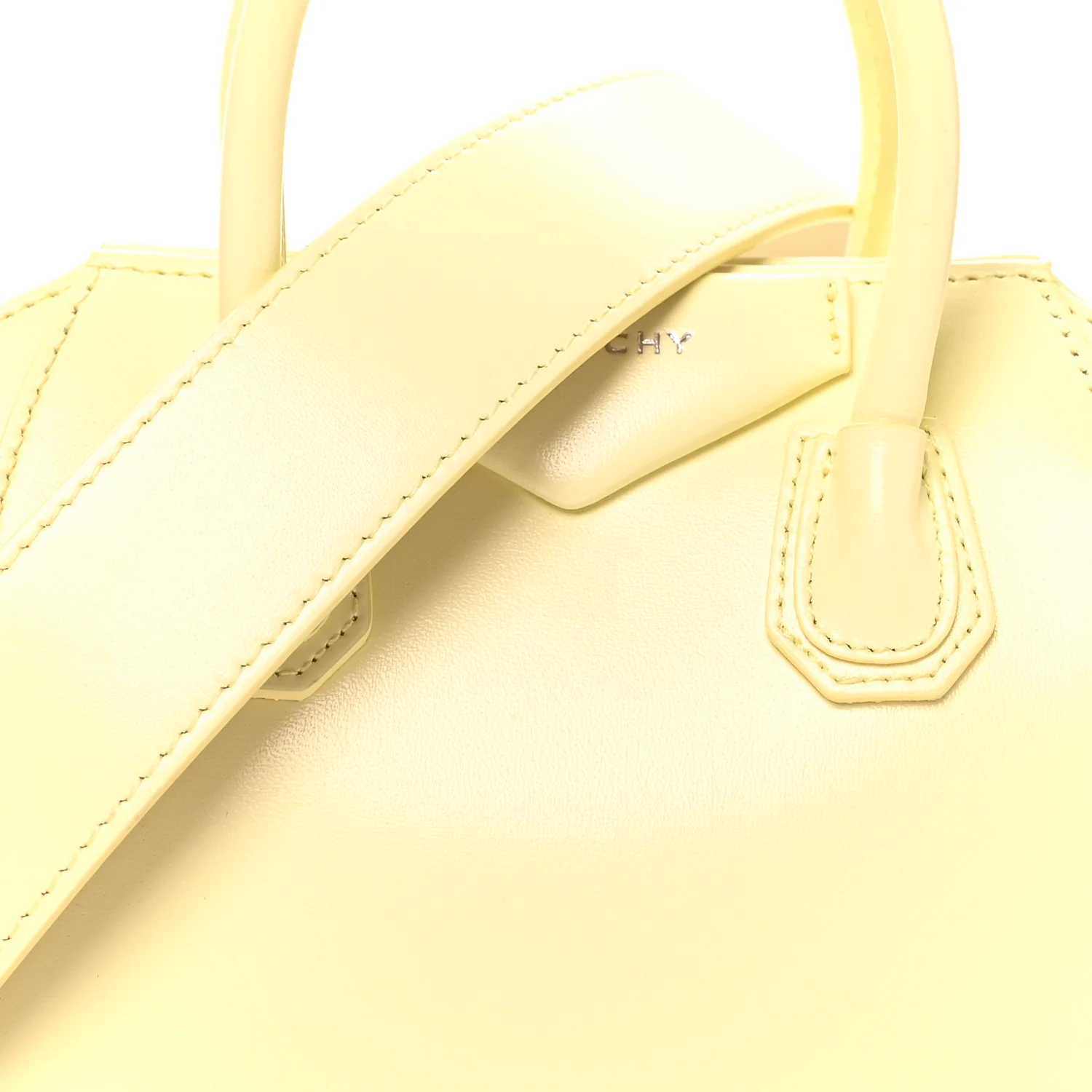 Box Calfskin Toy Antigona Soft Yellow Natural Beige - Top Club