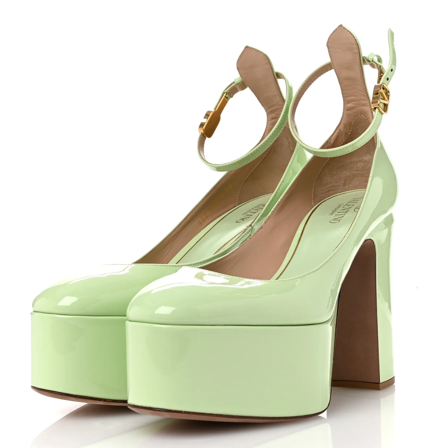 Patent Tan-Go 55/155mm Platform Pumps 38 Ambrosia - Top Club