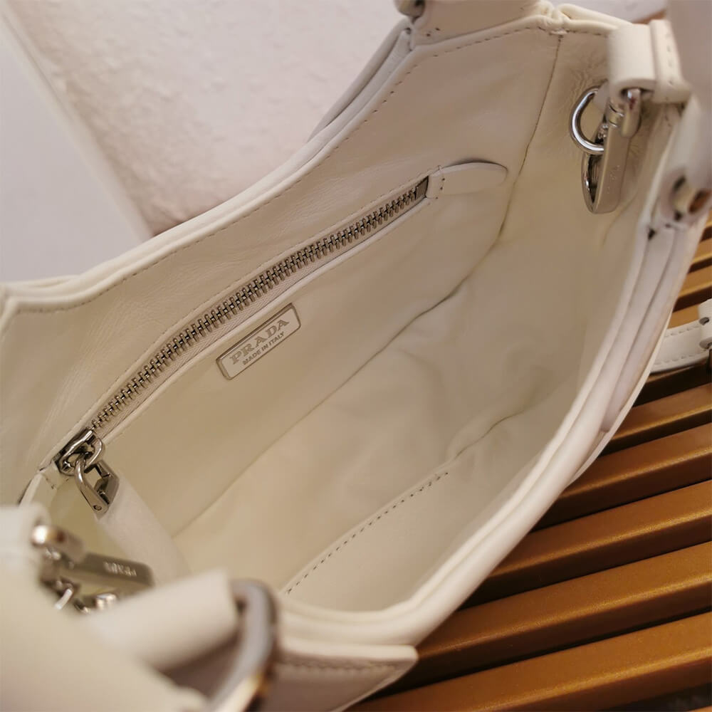 Prada Moon padded nappa-leather bag - Top Club