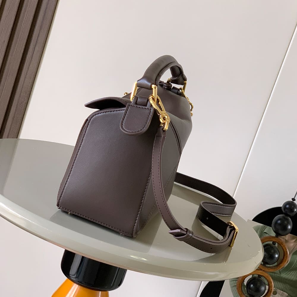 Loewe Small Featherlight Puzzle bag in nappa lambskin(HIGH-END GRADE) - Top Club