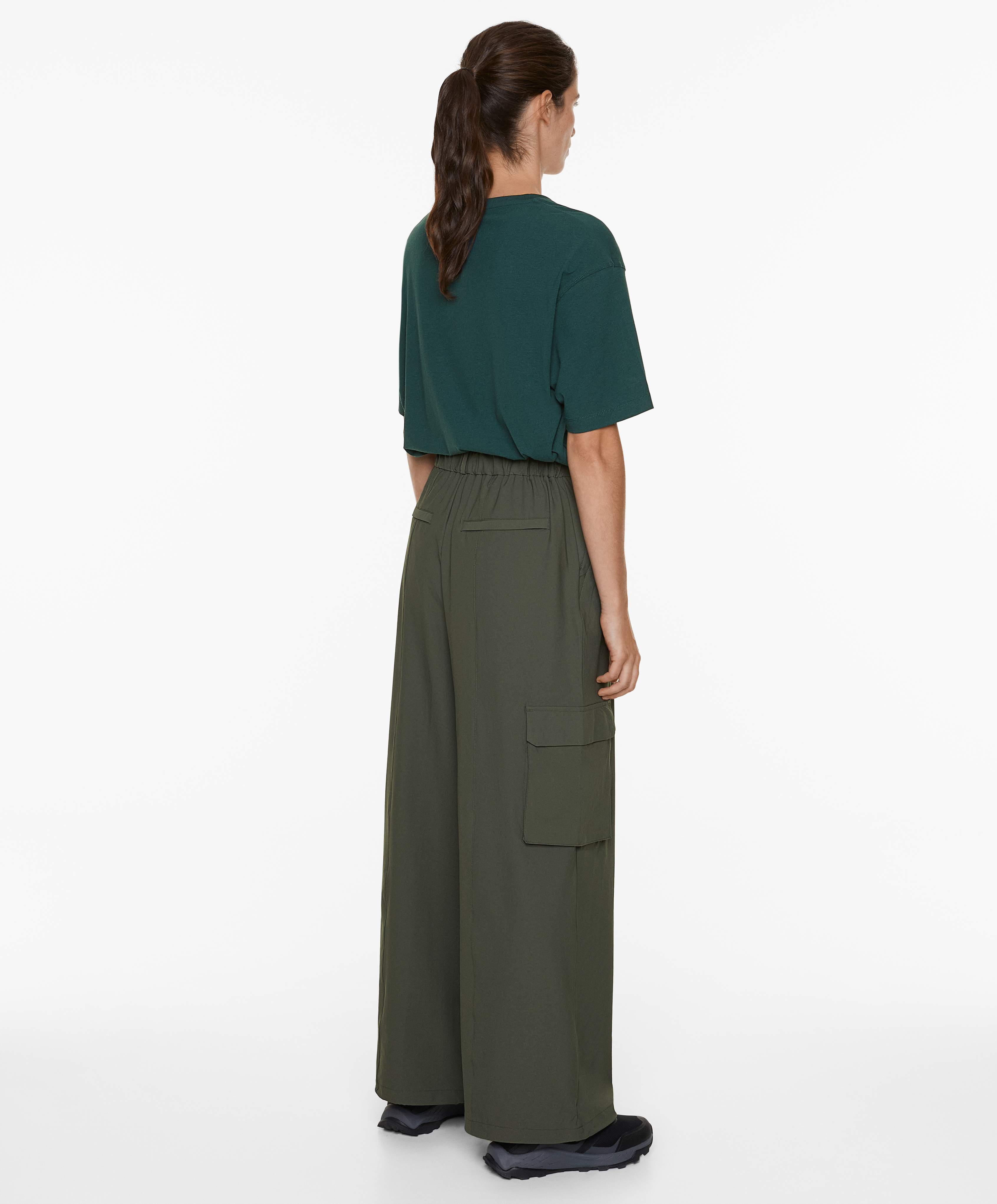 OYSHO Wide-leg cargo trousers