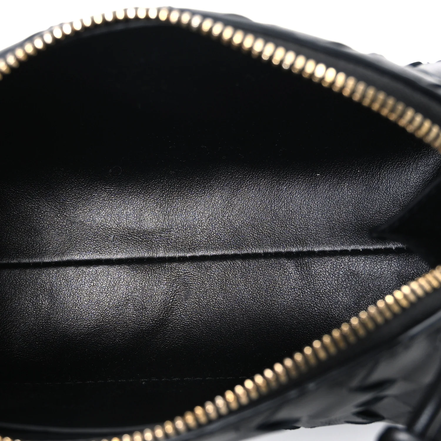 Nappa Intrecciato Concert Pouch Black - Top Club