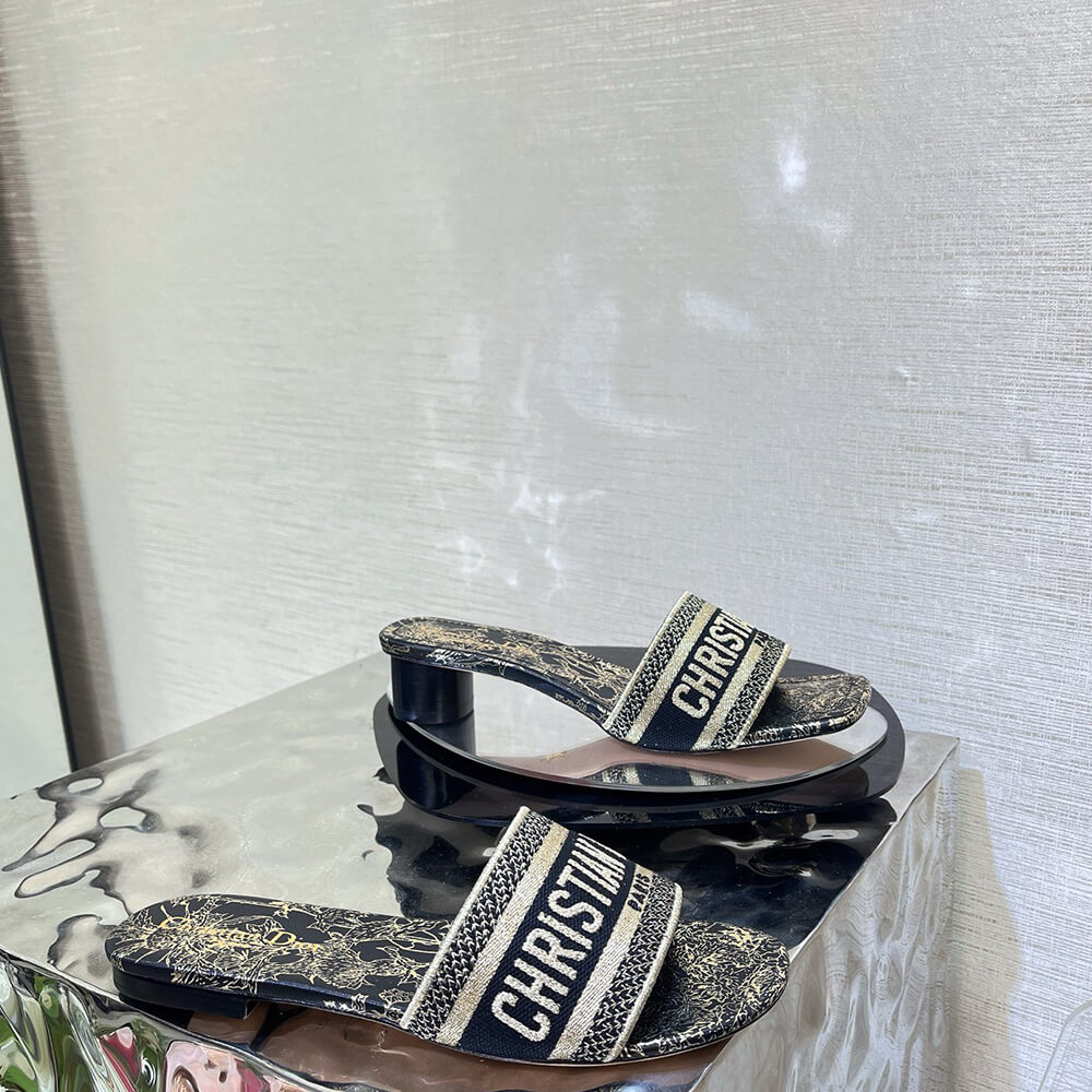Dior Dway Heeled Slide - Top Club