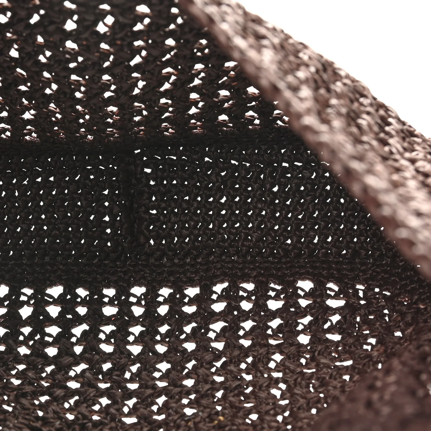Raffia Crochet Woven Hobo Cacao Naturale - Top Club