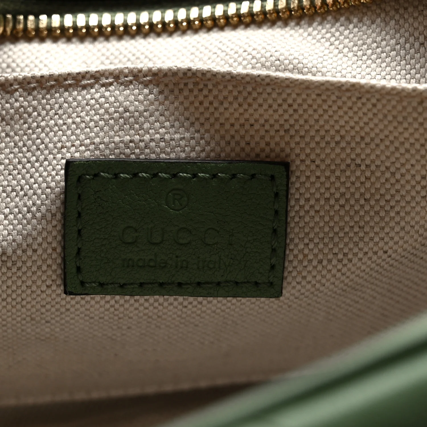 Sakai Be Green Calfskin Diagonal Stitched Small Blondie Shoulder Bag Green Soil Grass - Top Club
