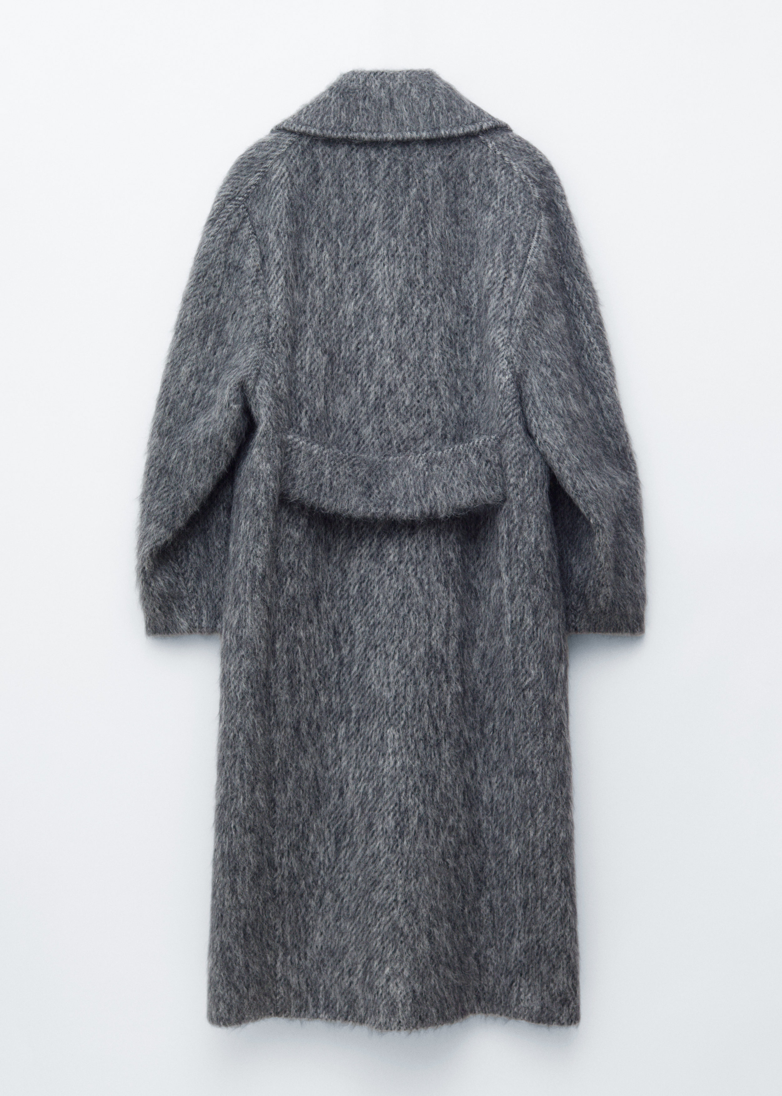 & Other Stories BRUSHED WOOL-BLEND COAT