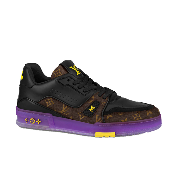 LOUIS VUITTON TRAINER MONOGRAM PURPLE   LVS130 - Sneaker Replica Workshop