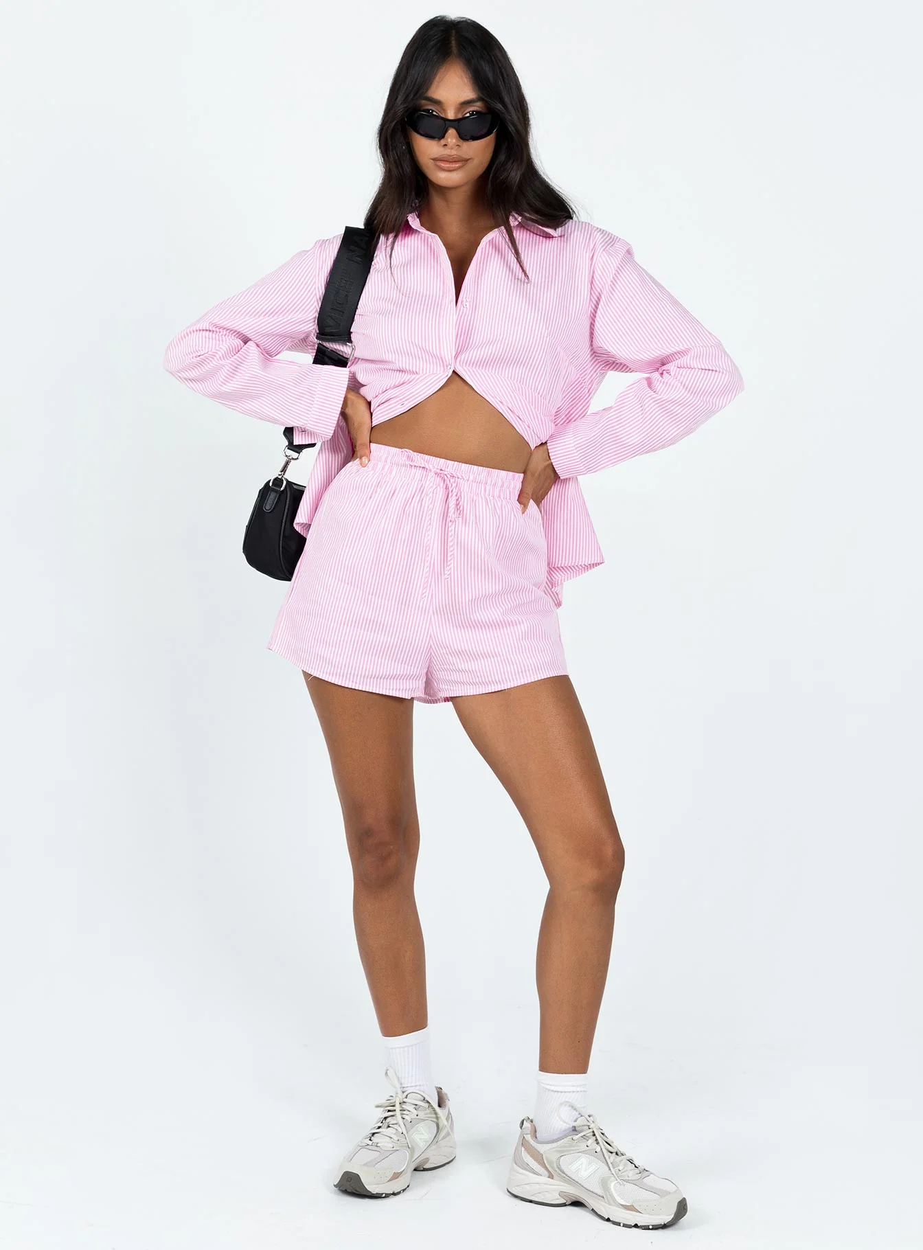 The Chloe Set Pink Stripe
