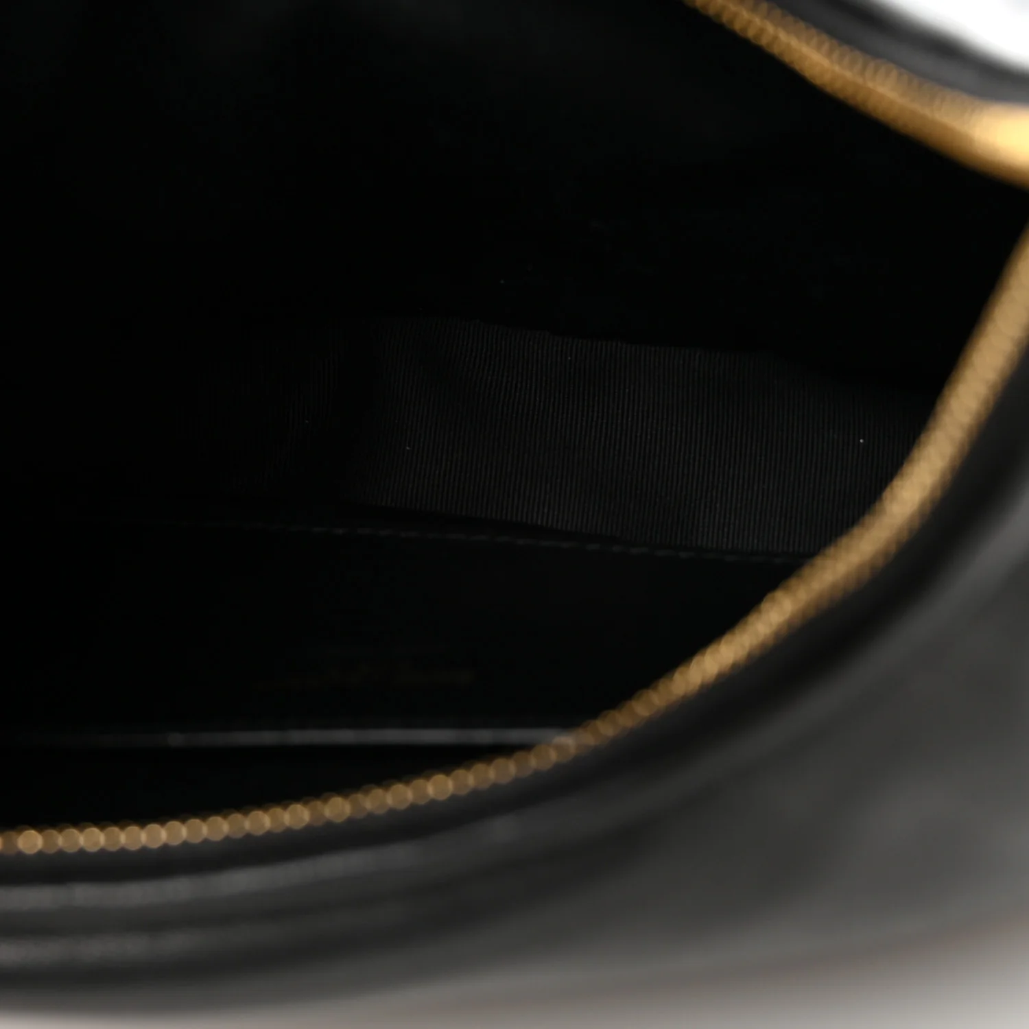 Plunged Lambskin Calypso Mini Hobo Black - Top Club