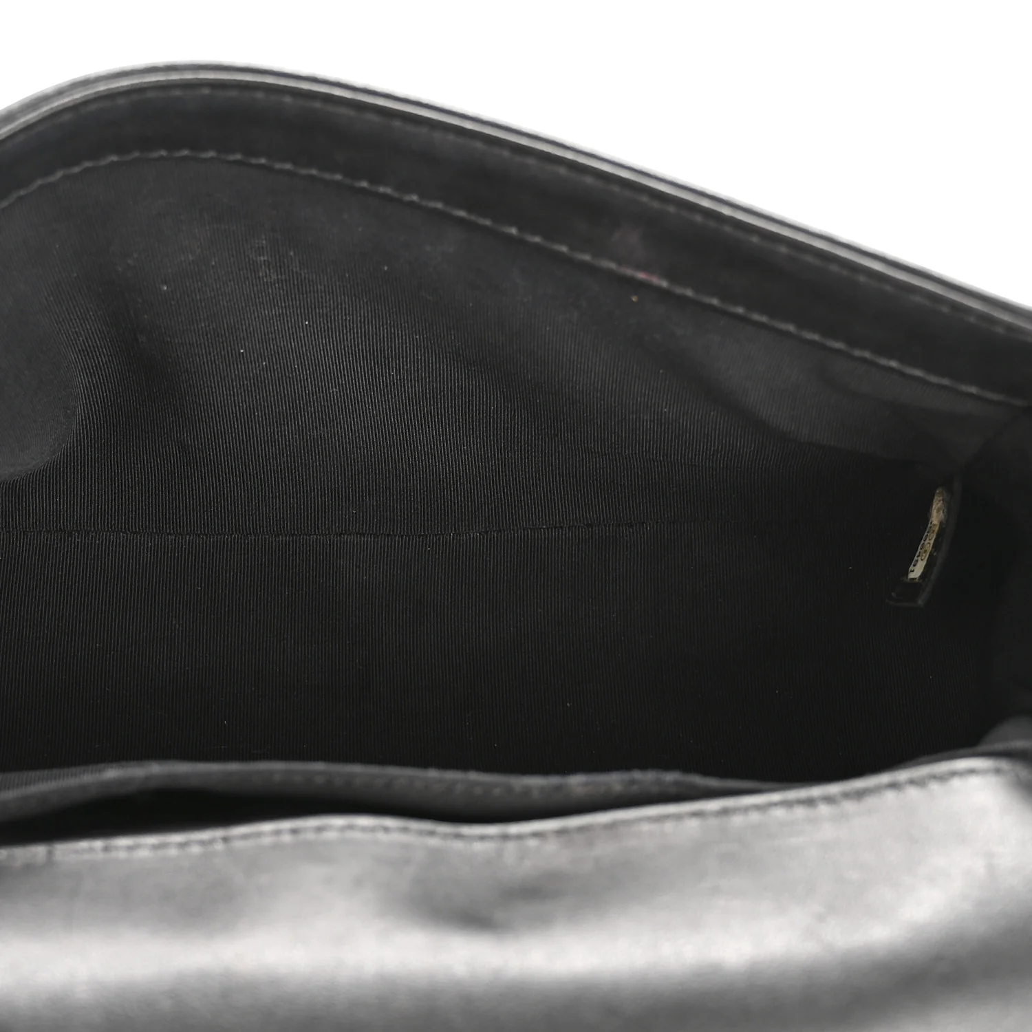 Calfskin Chevron Tweed Medium Boy Flap Black - Top Club