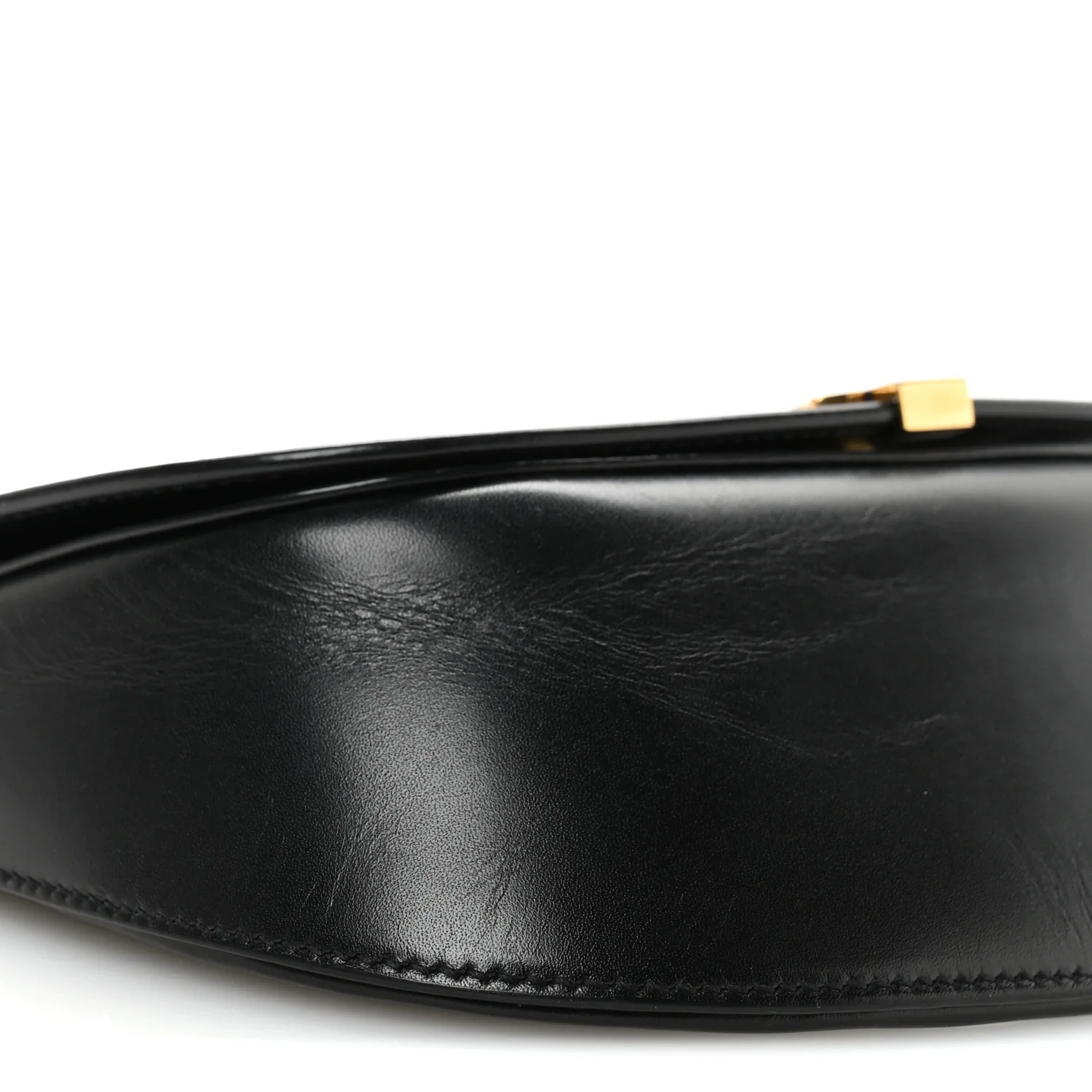 Box Calfskin Mini Voltaire Top Handle Bag Black - Top Club
