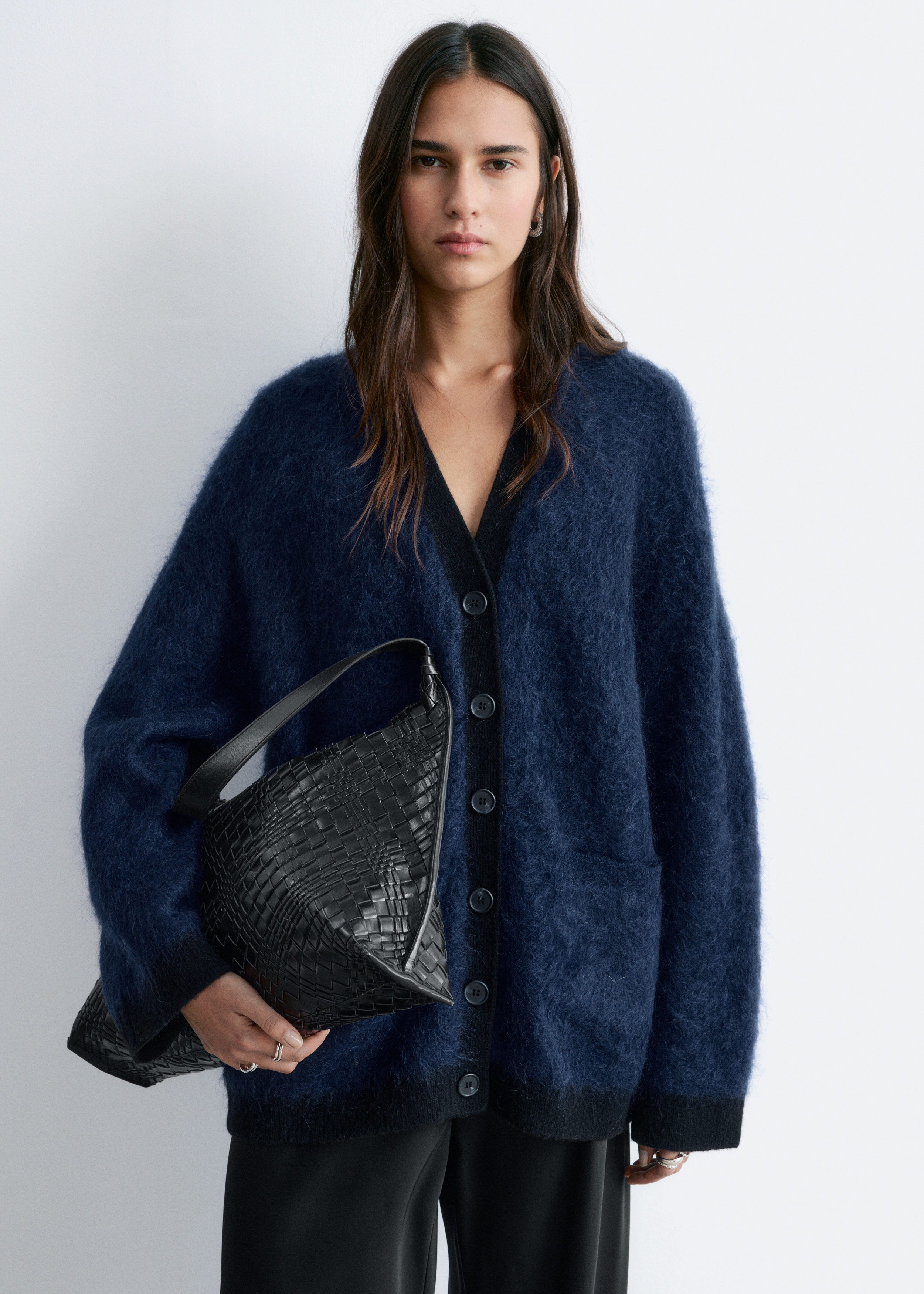 & Other Stories OVERSIZED MOHAIR-BLEND CARDIGAN