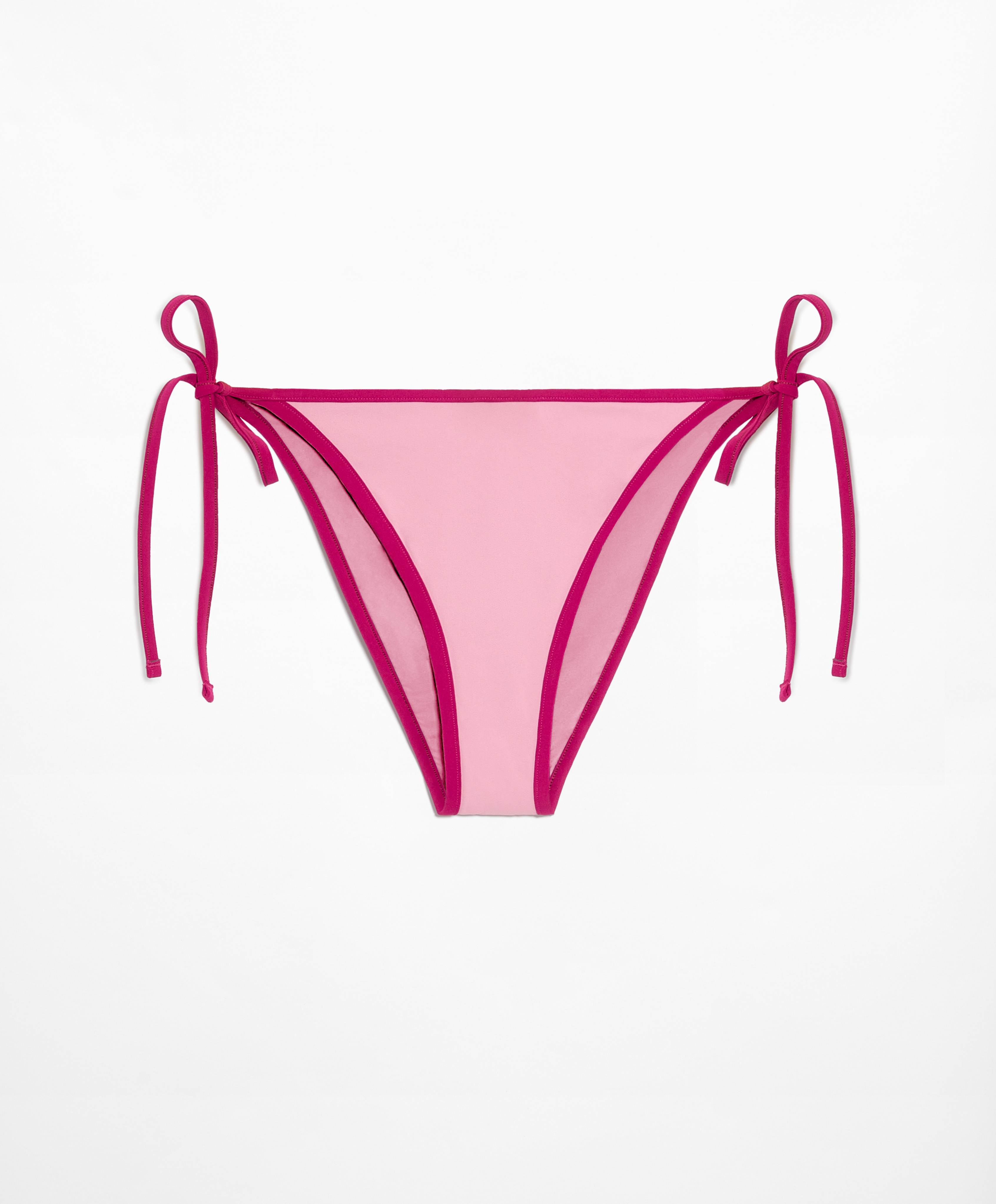 OYSHO Contrast trim medium-coverage tie bikini briefs