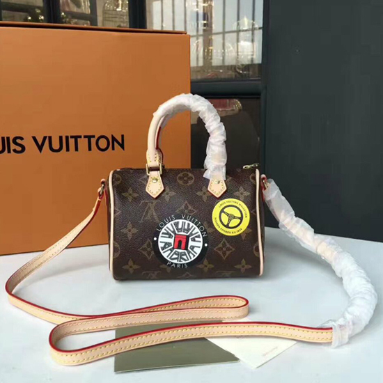 L M62208 Nano Speedy Crossbody Bag Monogram Canvas - Top Club