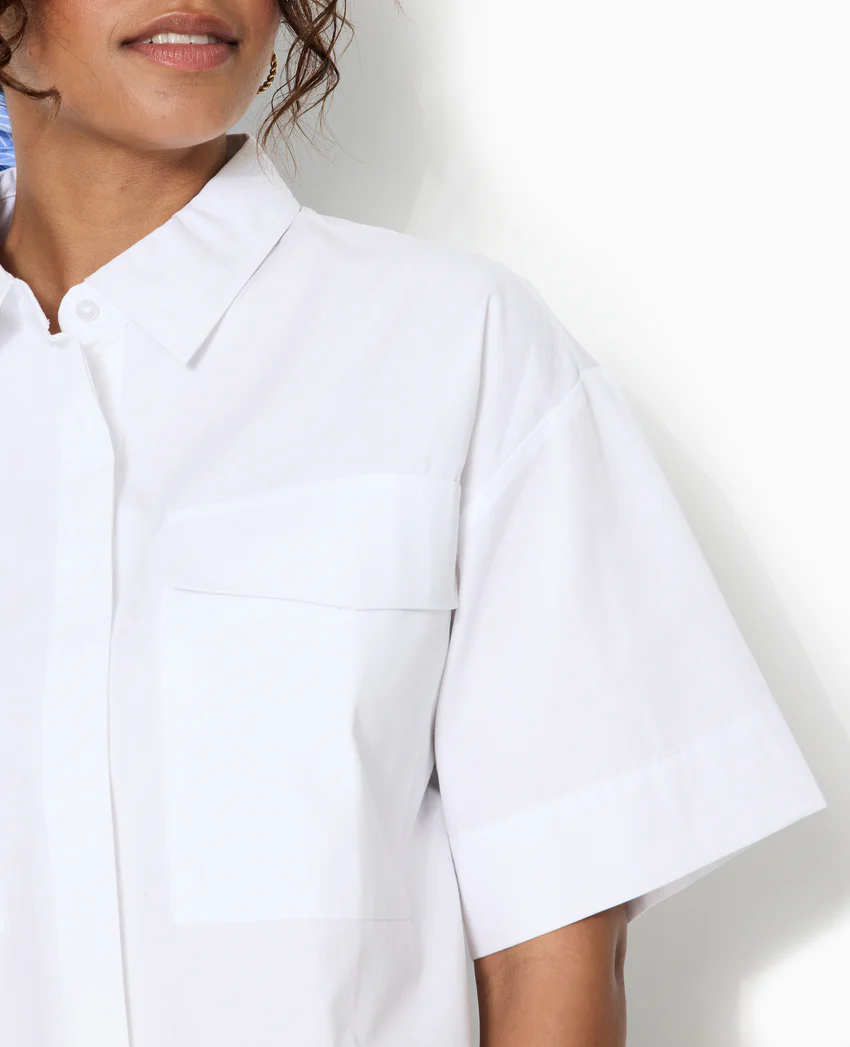 Pimkie Chemise courte avec manches courtes et poches