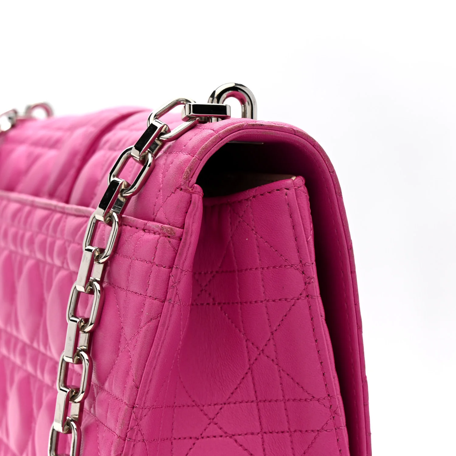Lambskin Cannage Large Miss Dior Flap Sorbet - Top Club